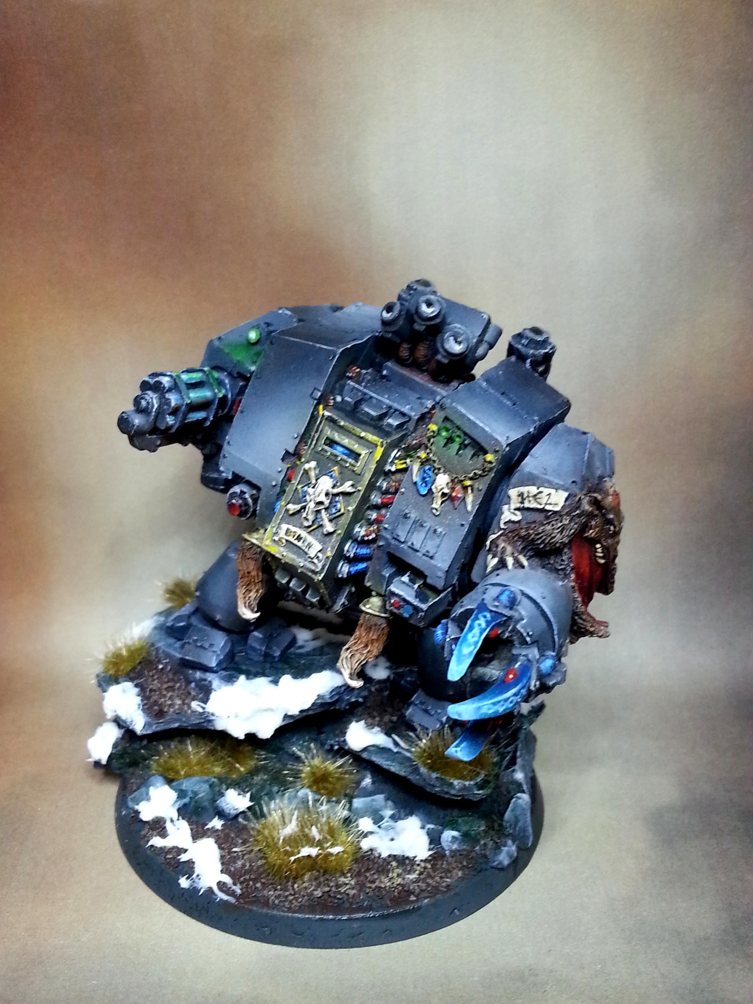 Bjorn The Fell Handed, Bjorn The Fell Handed Venerable Dreadnought Cybot Space Wolves, Space Wolves, Venerable Dreadnought