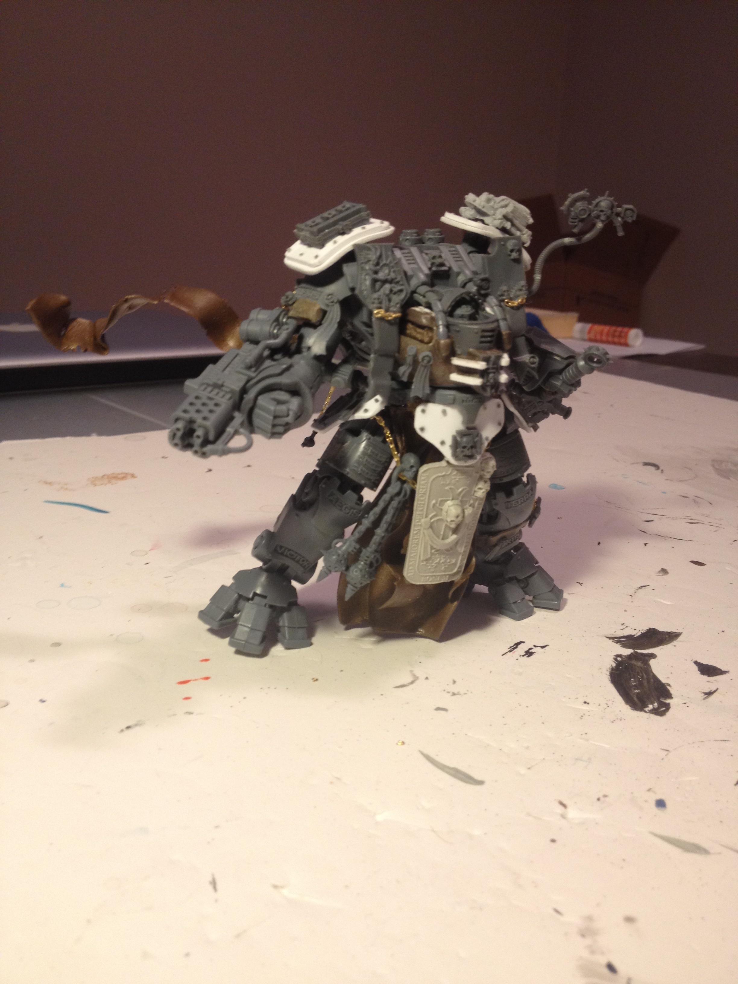 Conversion, Dreadknight, Grey Knights, Inquisition, Kitbash, Ordo Malleus, Space Marines