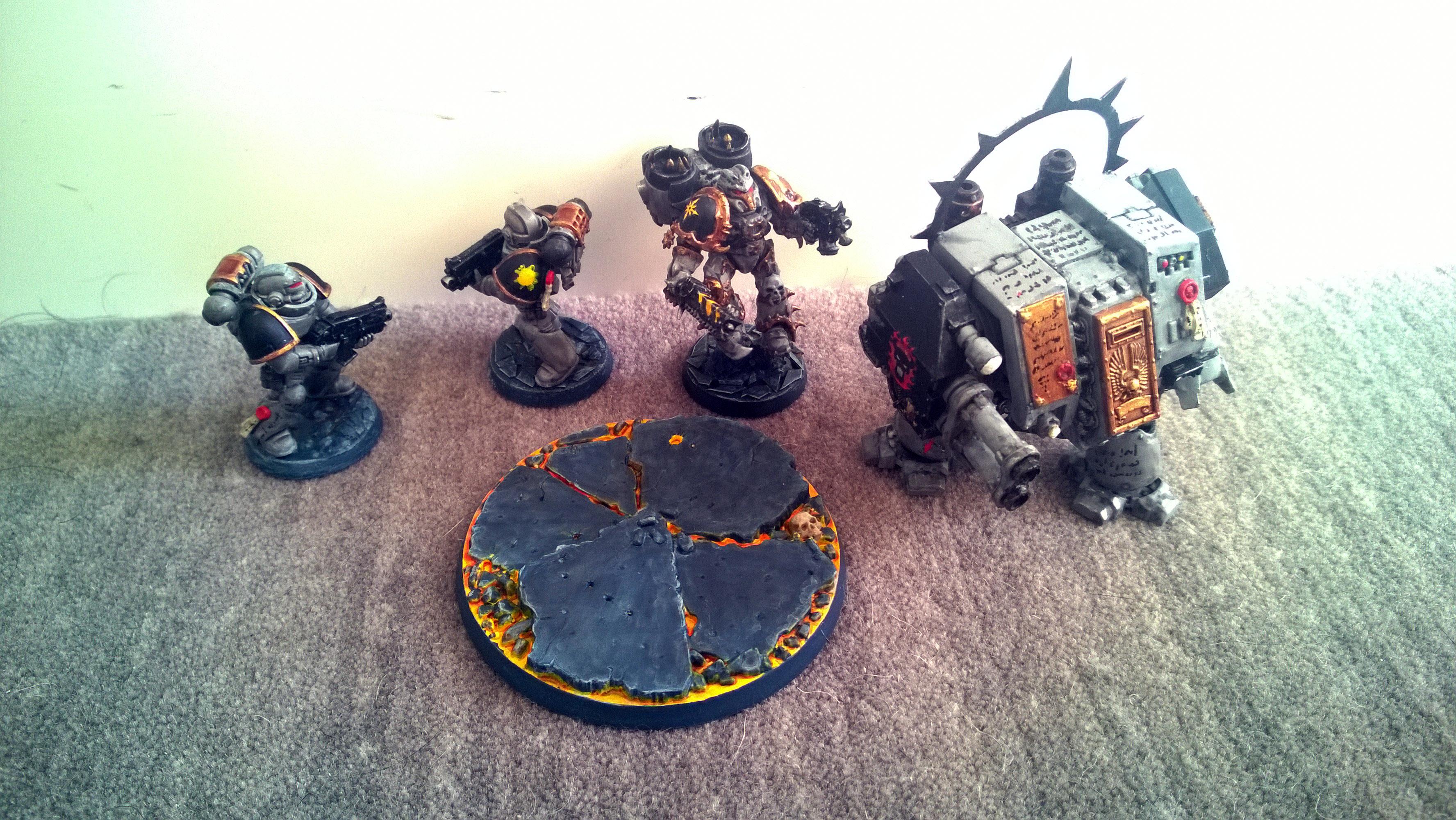 Base, Chaos Space Marines, Loyalist, Word Bearers, Work In Progress