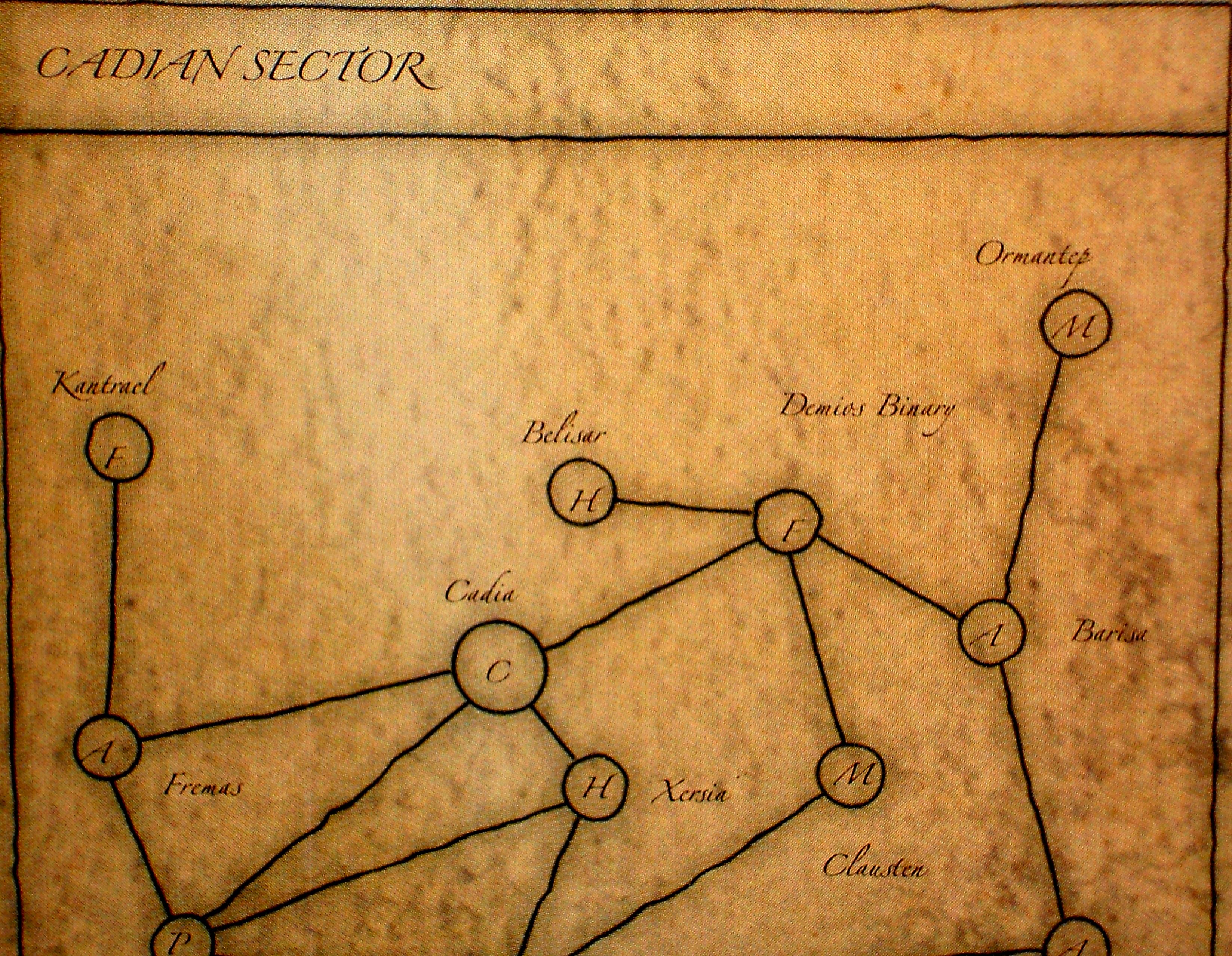 Cadian Sector map