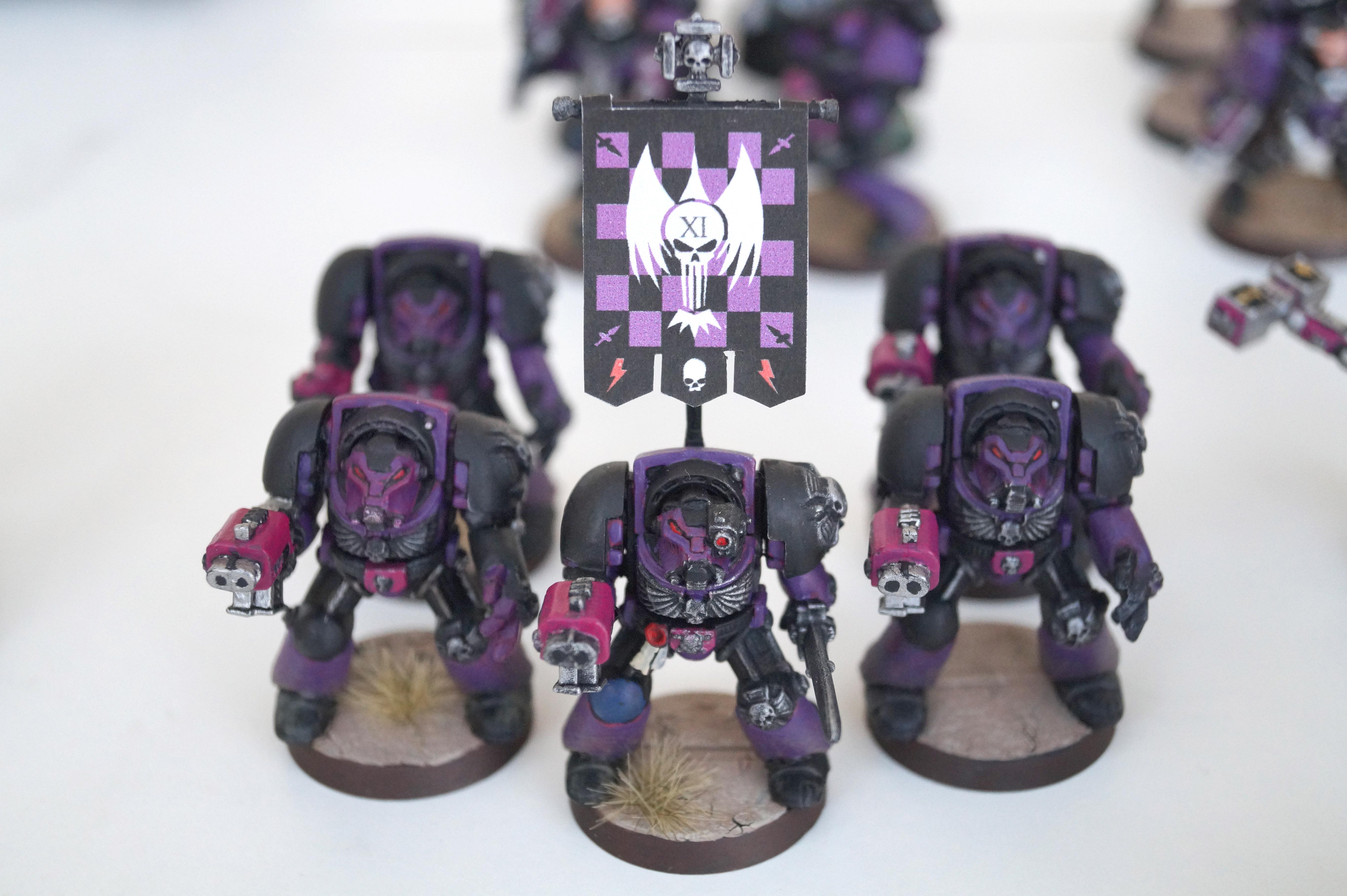 Army, Death Ravens, Devastators, Headquarters, Raven Guard, Sternguard, Tactical Squad, Terminator Armor