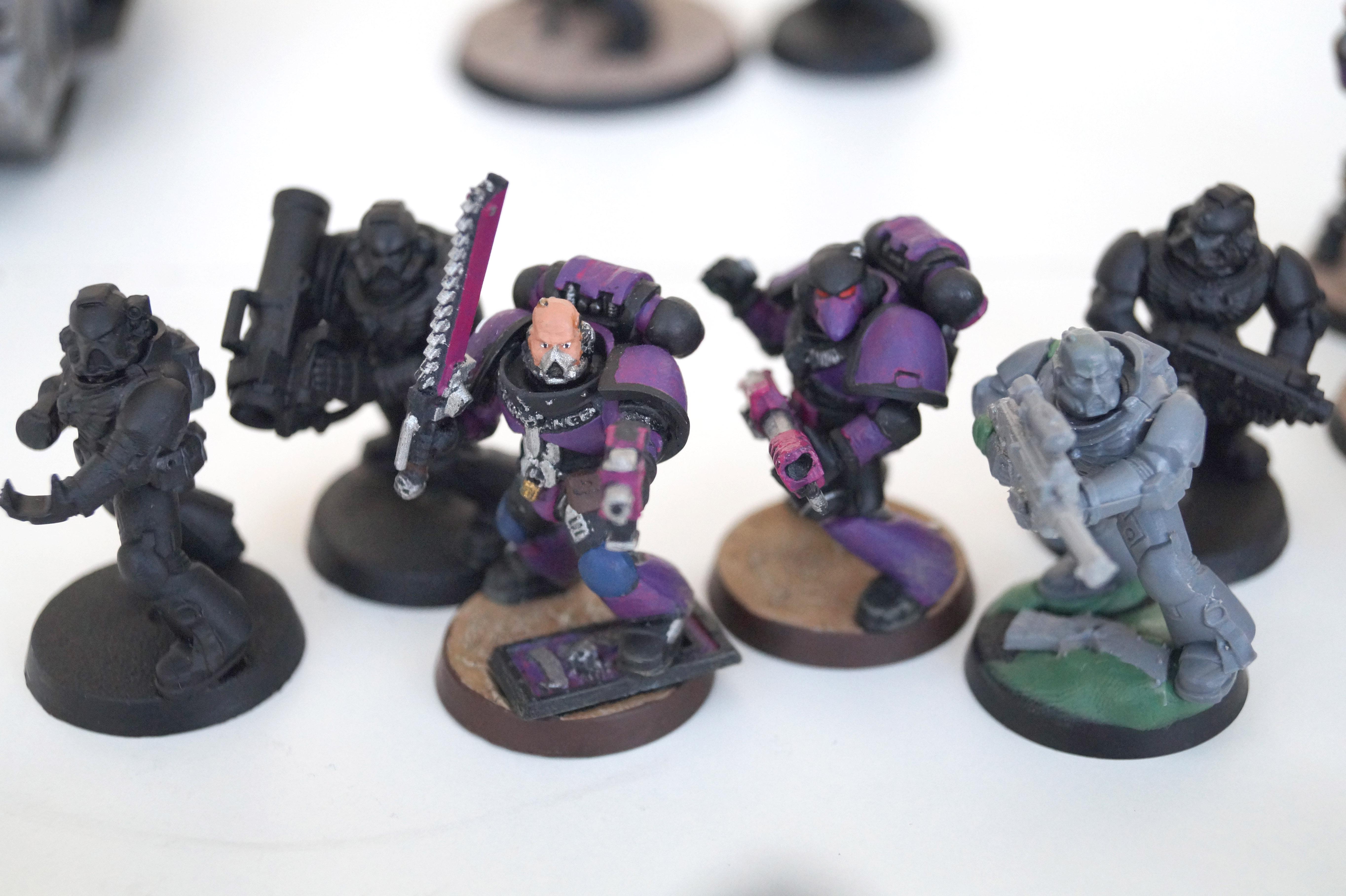 Army, Death Ravens, Devastators, Headquarters, Raven Guard, Sternguard, Tactical Squad, Terminator Armor