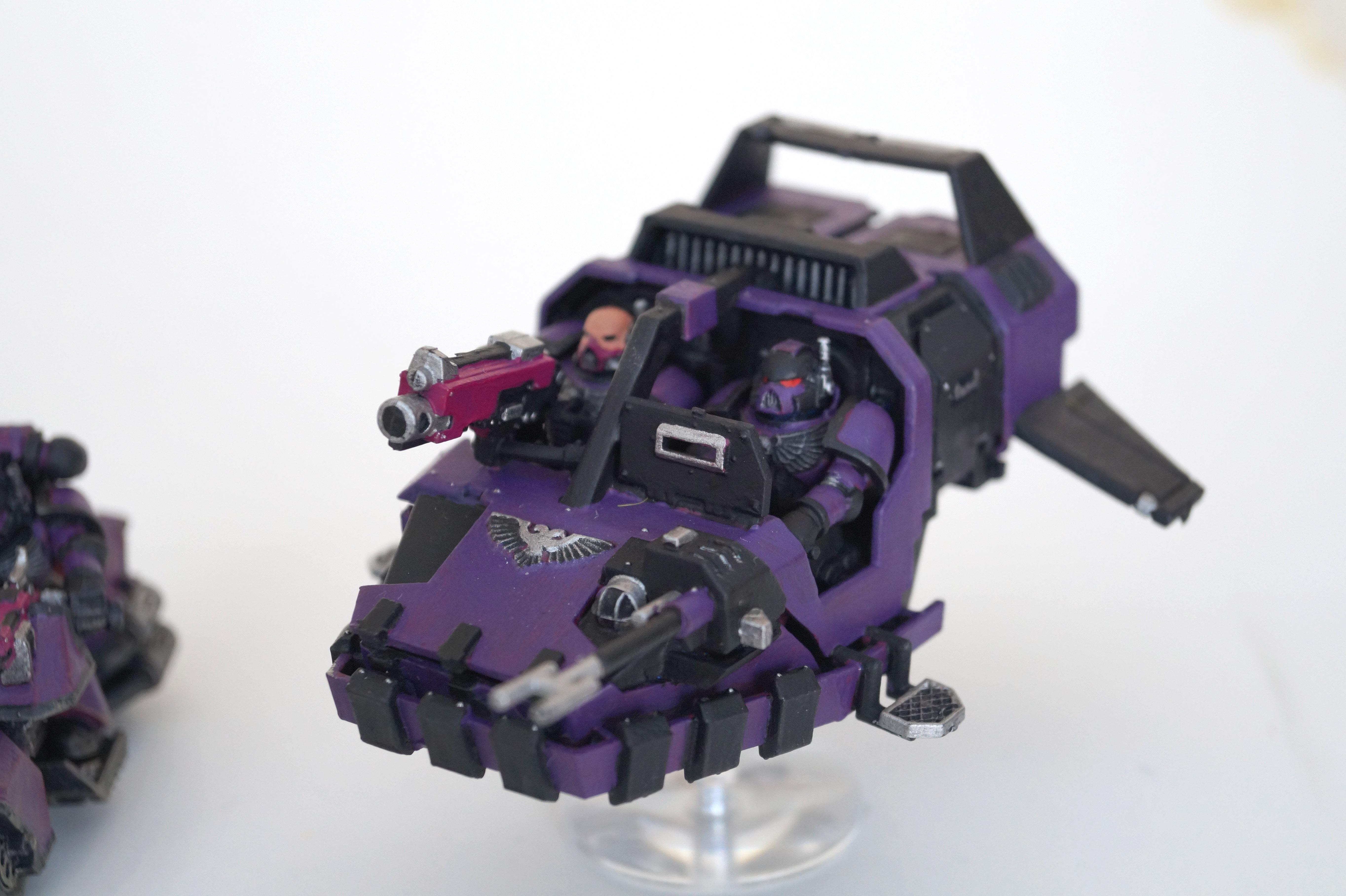 Army, Death Ravens, Land Speeder, Predator