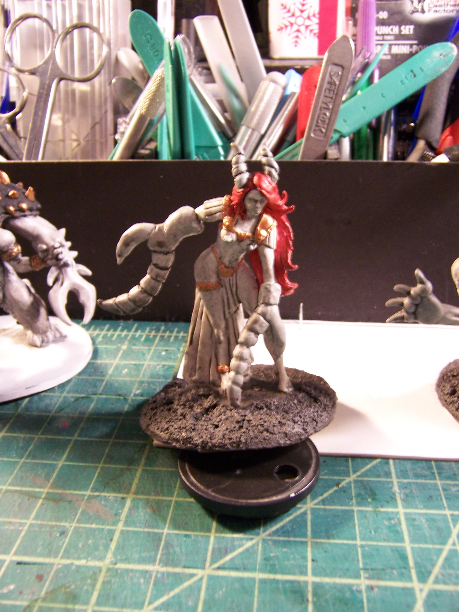 Bones, Chaos, Custom, Daemons, Reaper, Sculpted, Warhammer 40,000