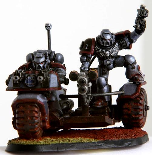 Bike, Space Marines, Iron Knights 3rd Company. Tactical Squad Spathian