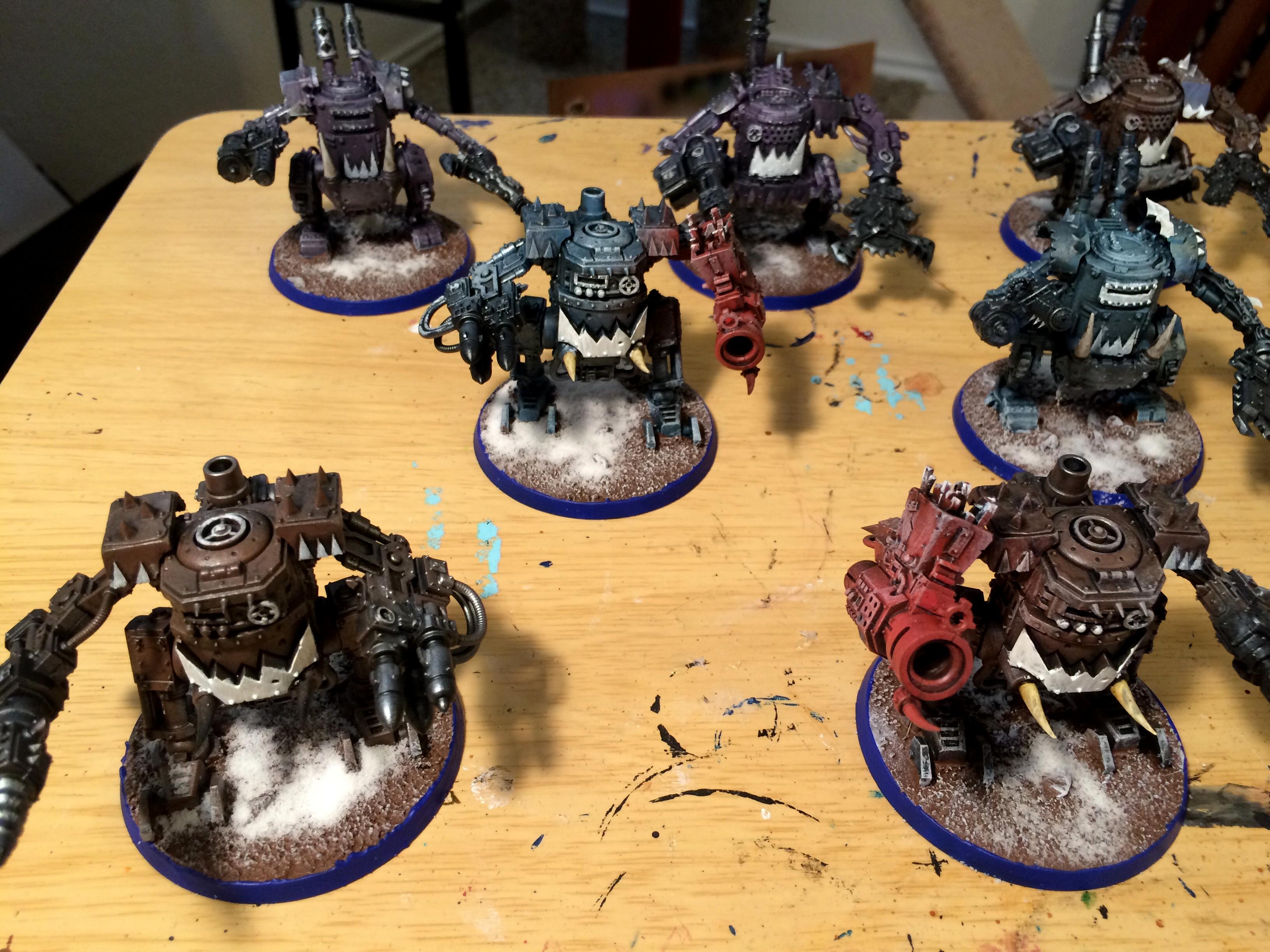 Blue, Killa Kans, Orks, Snow, Winter