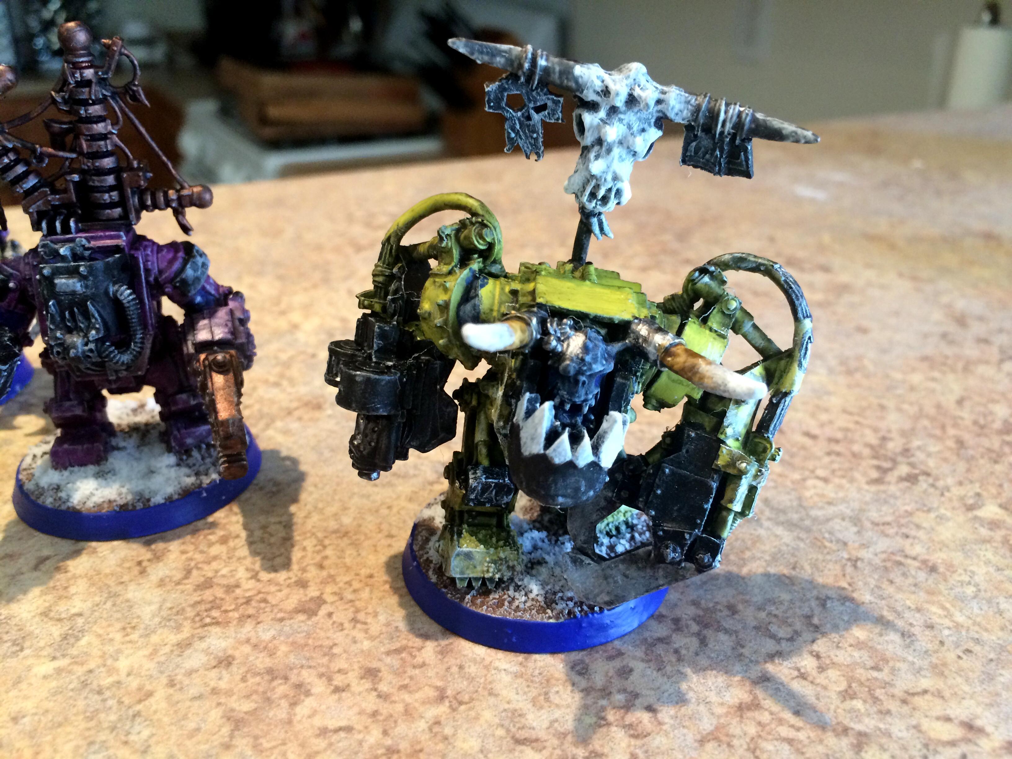 Blue, Mega Nob, Meganob, Meganobz, Nob, Orks, Snow, Winter