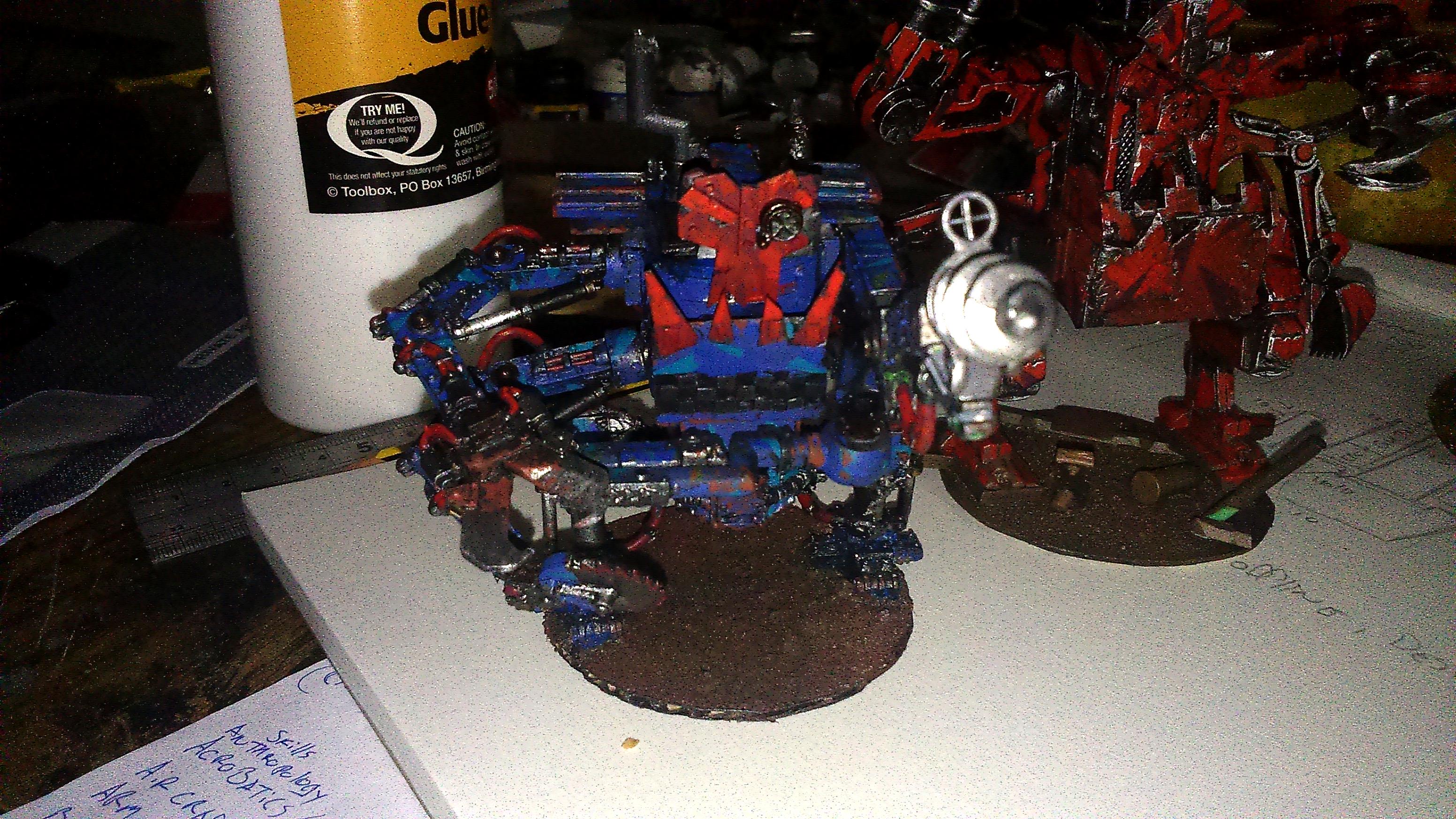 Army, Battle, Blood Axe, Conversion, Custom, Dakka Dakka, Deff Dredd, Dreadnaut, Dredd Mob, Dredds, Orks, Scratch Build, Terrain
