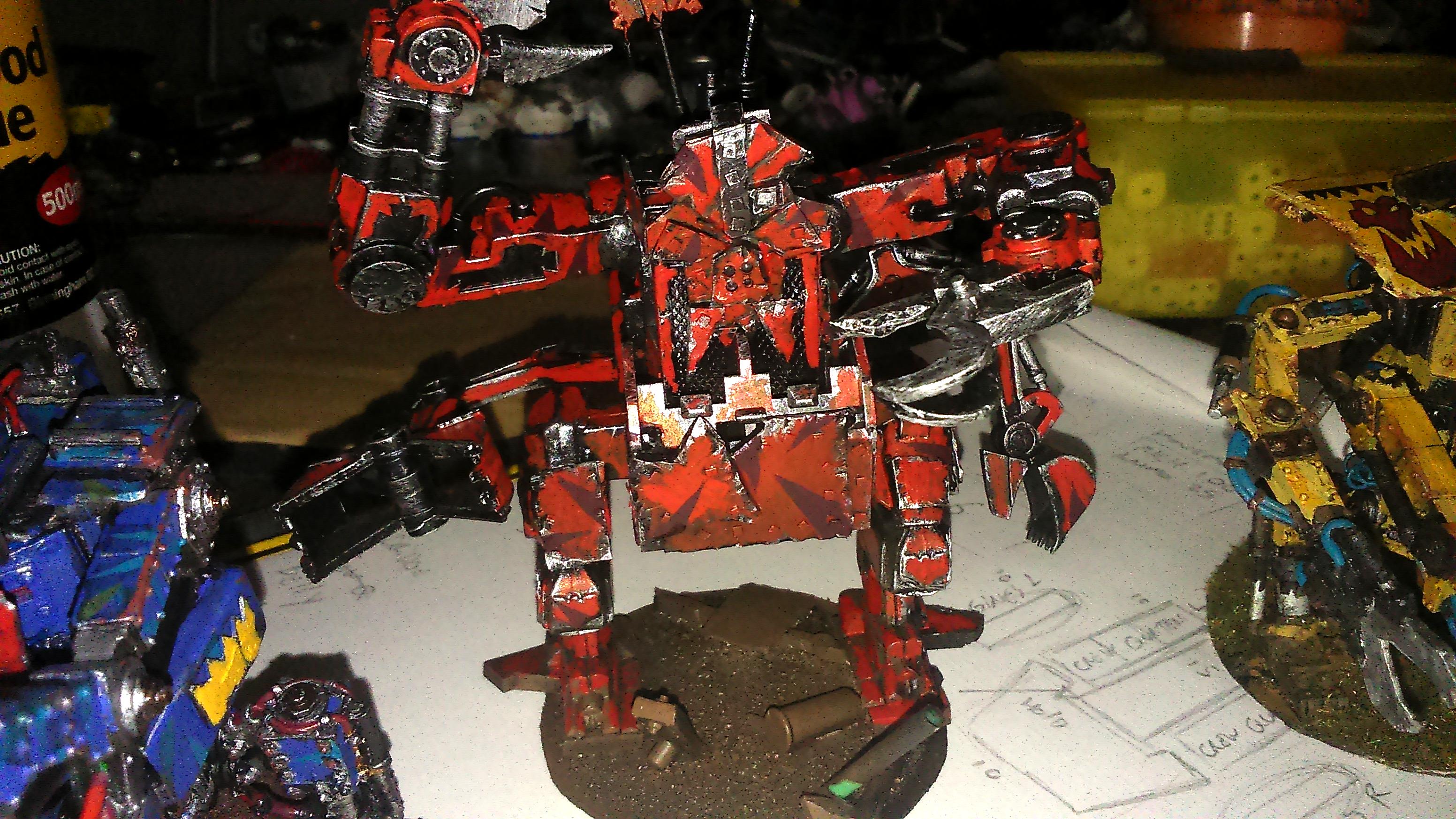 Army, Battle, Blood Axe, Conversion, Custom, Dakka Dakka, Deff Dredd, Dreadnaut, Dredd Mob, Dredds, Orks, Scratch Build, Terrain