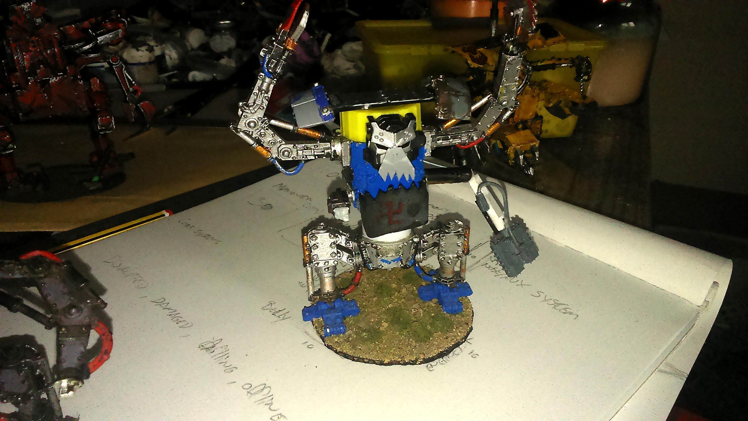 Army, Battle, Blood Axe, Conversion, Custom, Dakka Dakka, Deff Dredd, Dreadnaut, Dredd Mob, Dredds, Orks, Scratch Build, Terrain