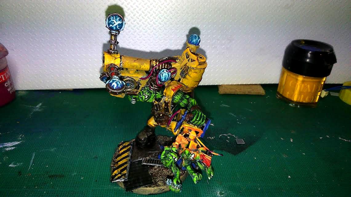 Army, Bad Moons, Battle, Big Mek, Blood Axe, Conversion, Custom, Mech, Meck, Orks, Scratch Build, Terrain