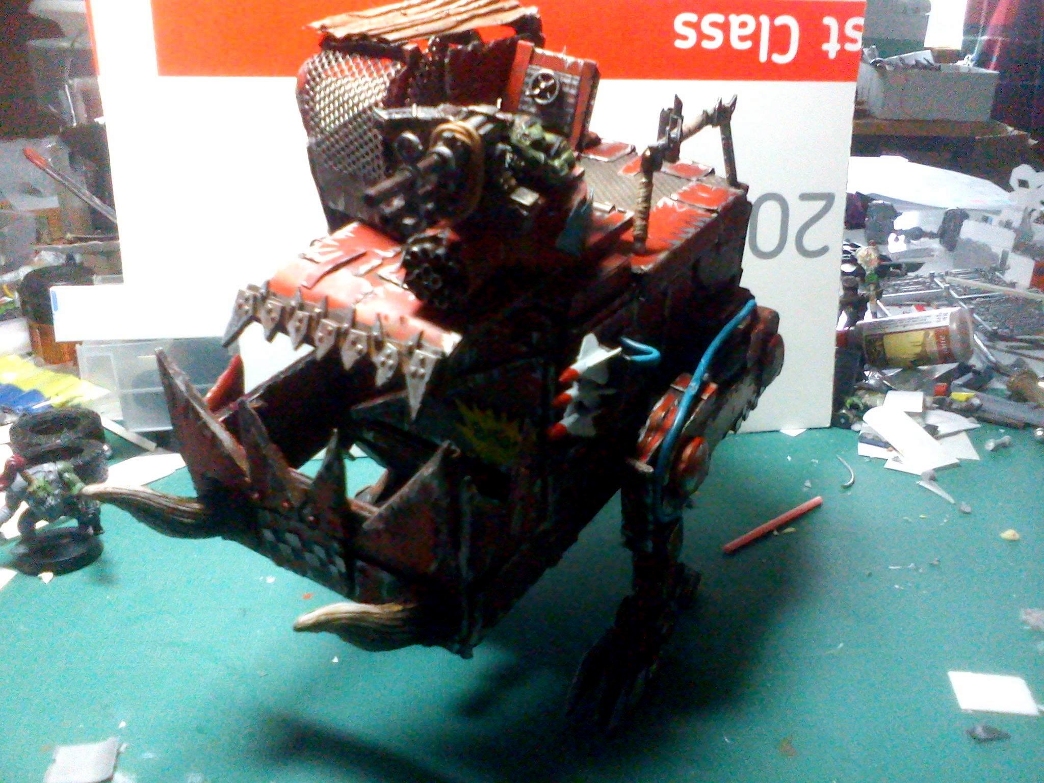 Army, Battle, Blood Axe, Conversion, Custom, Dakka Dakka, Deff Dredd, Dreadnaut, Dredd Mob, Dredds, Gorkanaut, Morkanaut, Orks, Scratch Build, Terrain