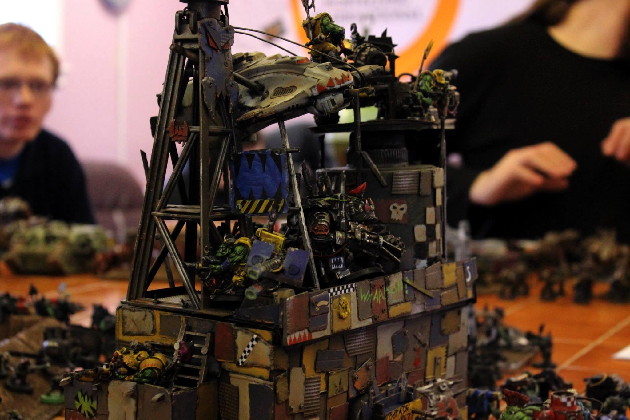 Army, Battle, Blood Axe, Conversion, Custom, Game Table, Orks, Scratch Build, Terrain