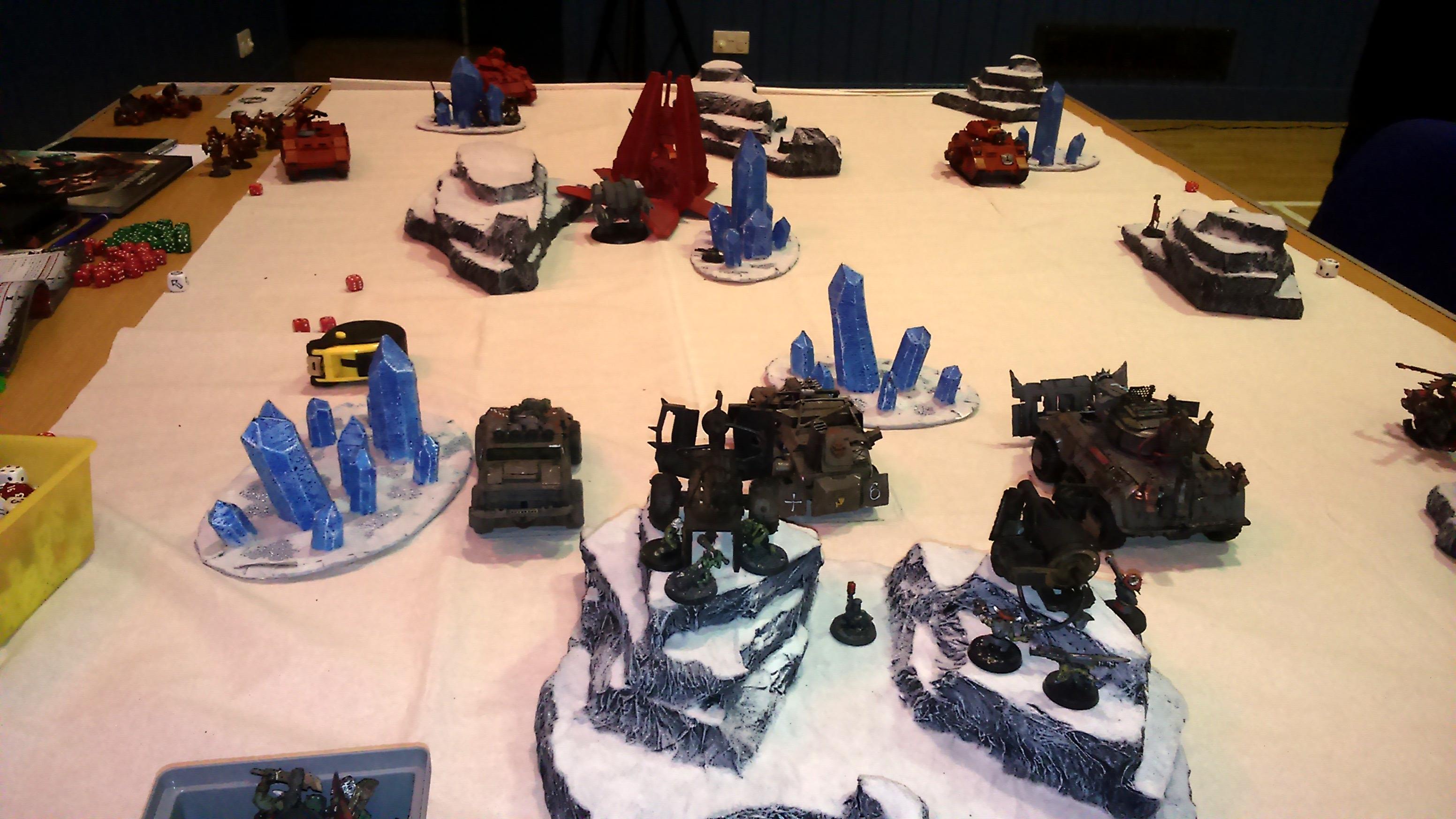 Army, Battle, Blood Axe, Conversion, Custom, Game Table, Orks, Scratch Build, Terrain