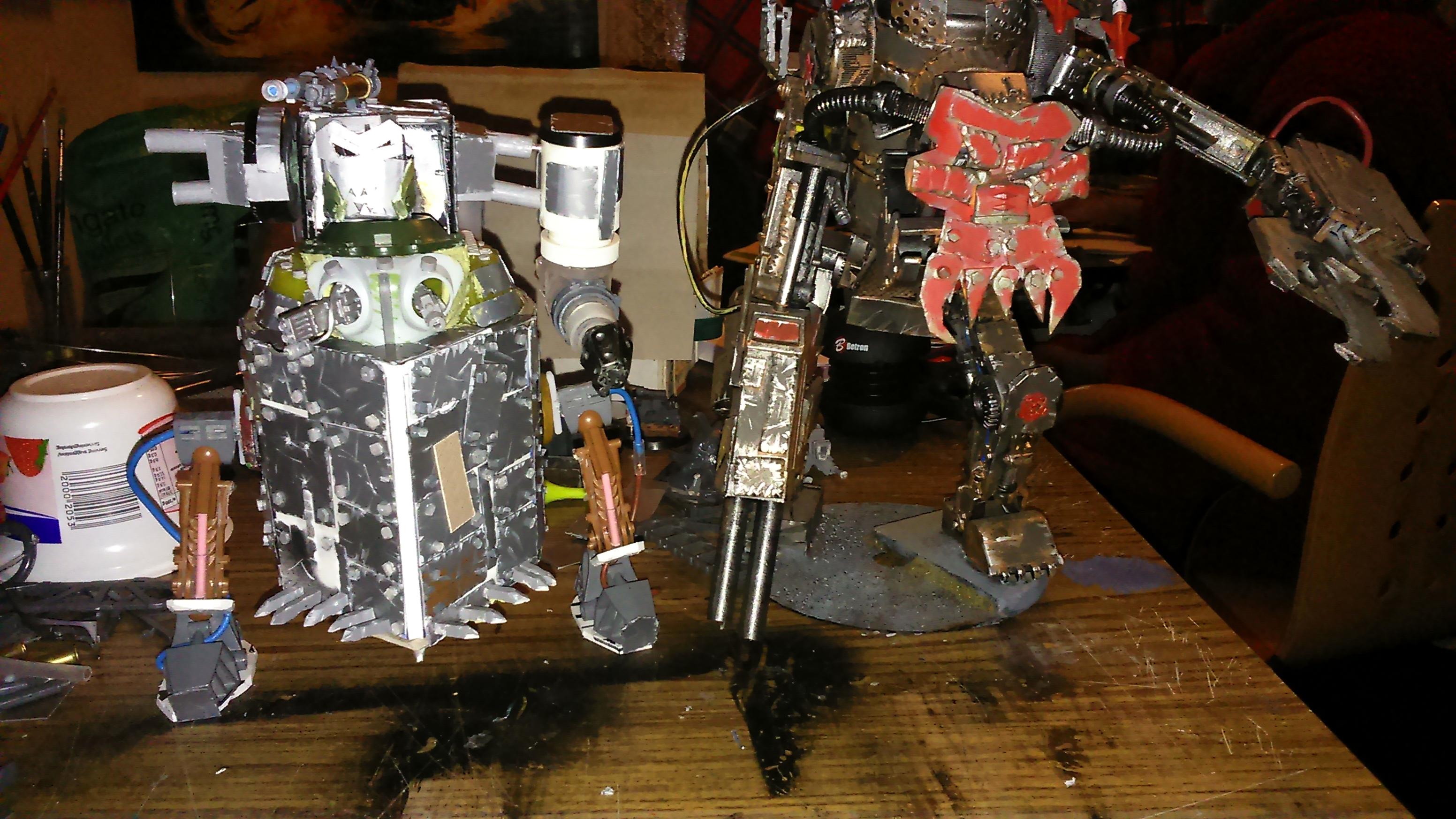 Army, Battle, Blood Axe, Conversion, Custom, Dakka Dakka, Deff Dredd, Dreadnaut, Dredd Mob, Dredds, Gorkanaut, Morkanaut, Orks, Scratch Build, Terrain