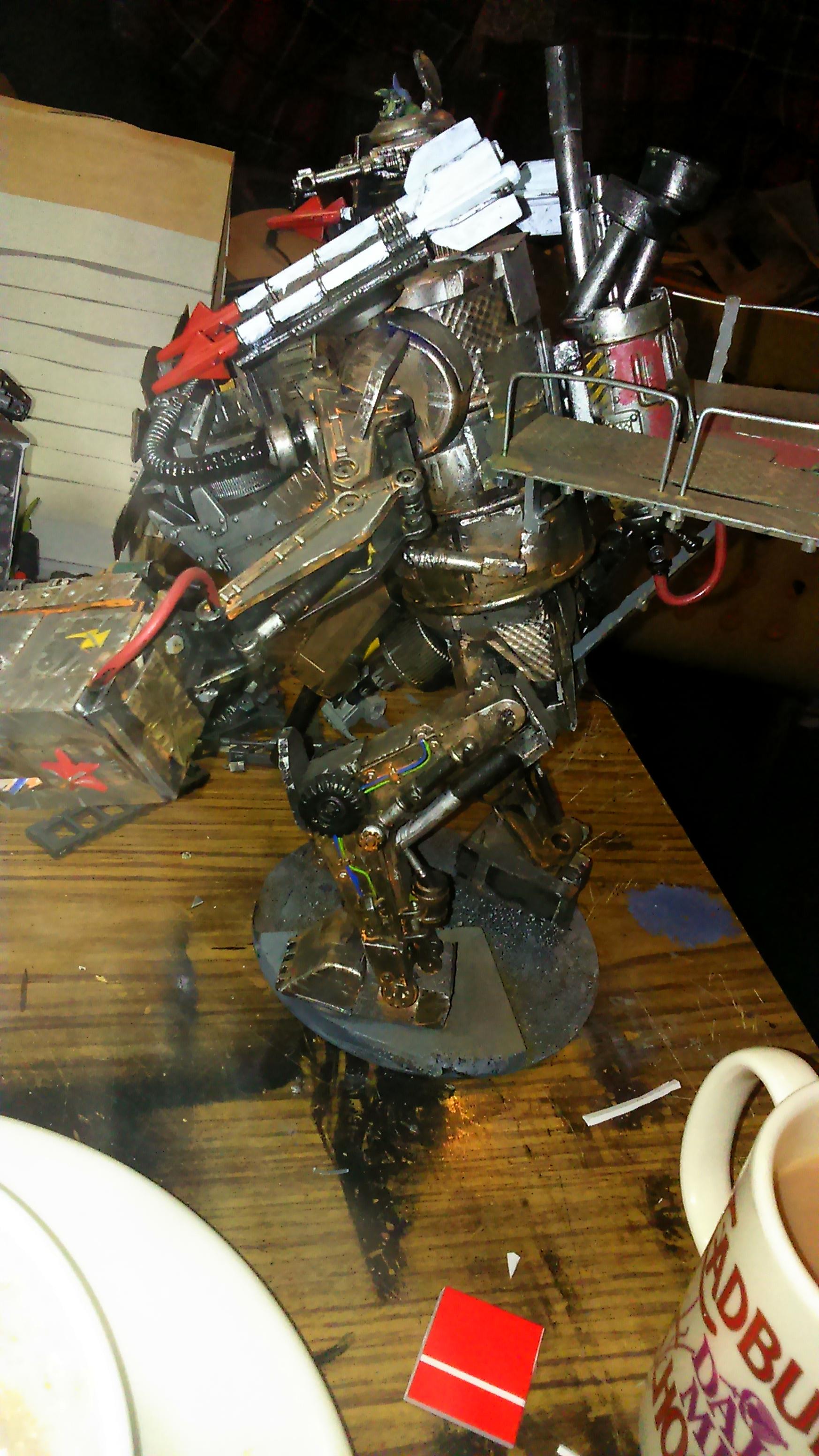Army, Battle, Blood Axe, Conversion, Custom, Gargant, Orks, Scratch Build, Stompa, Terrain