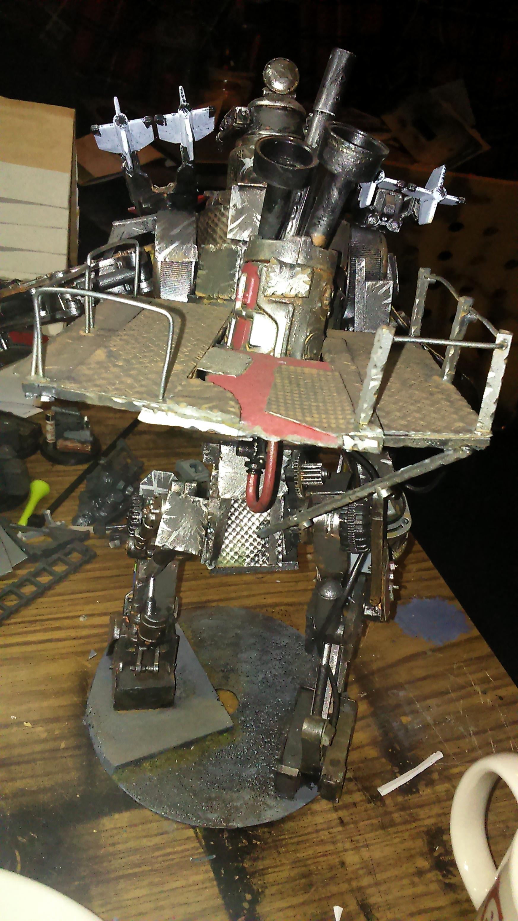 Army, Battle, Blood Axe, Conversion, Custom, Gargant, Orks, Scratch Build, Stompa, Terrain