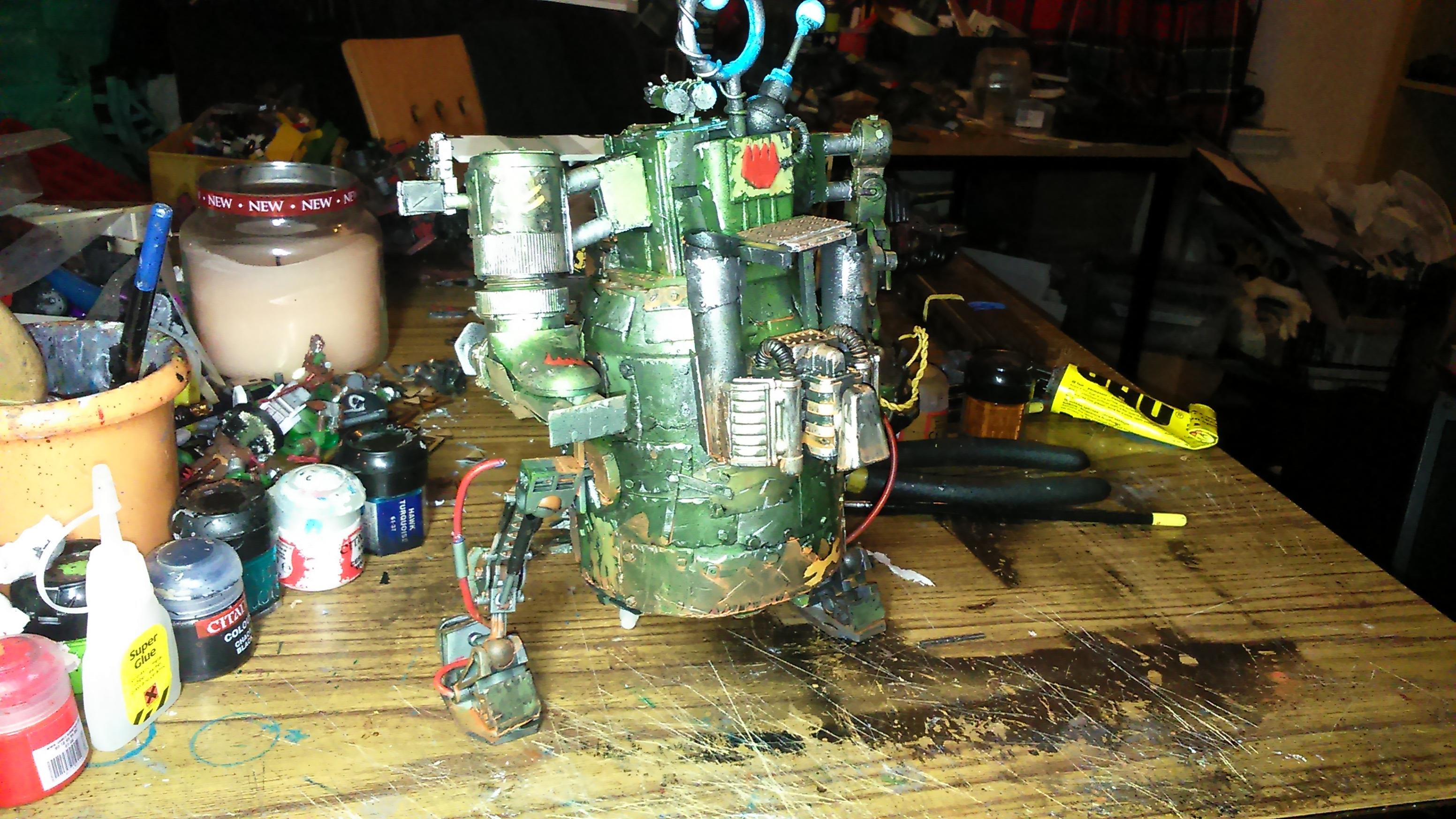 Army, Battle, Blood Axe, Conversion, Custom, Dakka Dakka, Deff Dredd, Dreadnaut, Dredd Mob, Dredds, Gorkanaut, Morkanaut, Orks, Scratch Build, Terrain