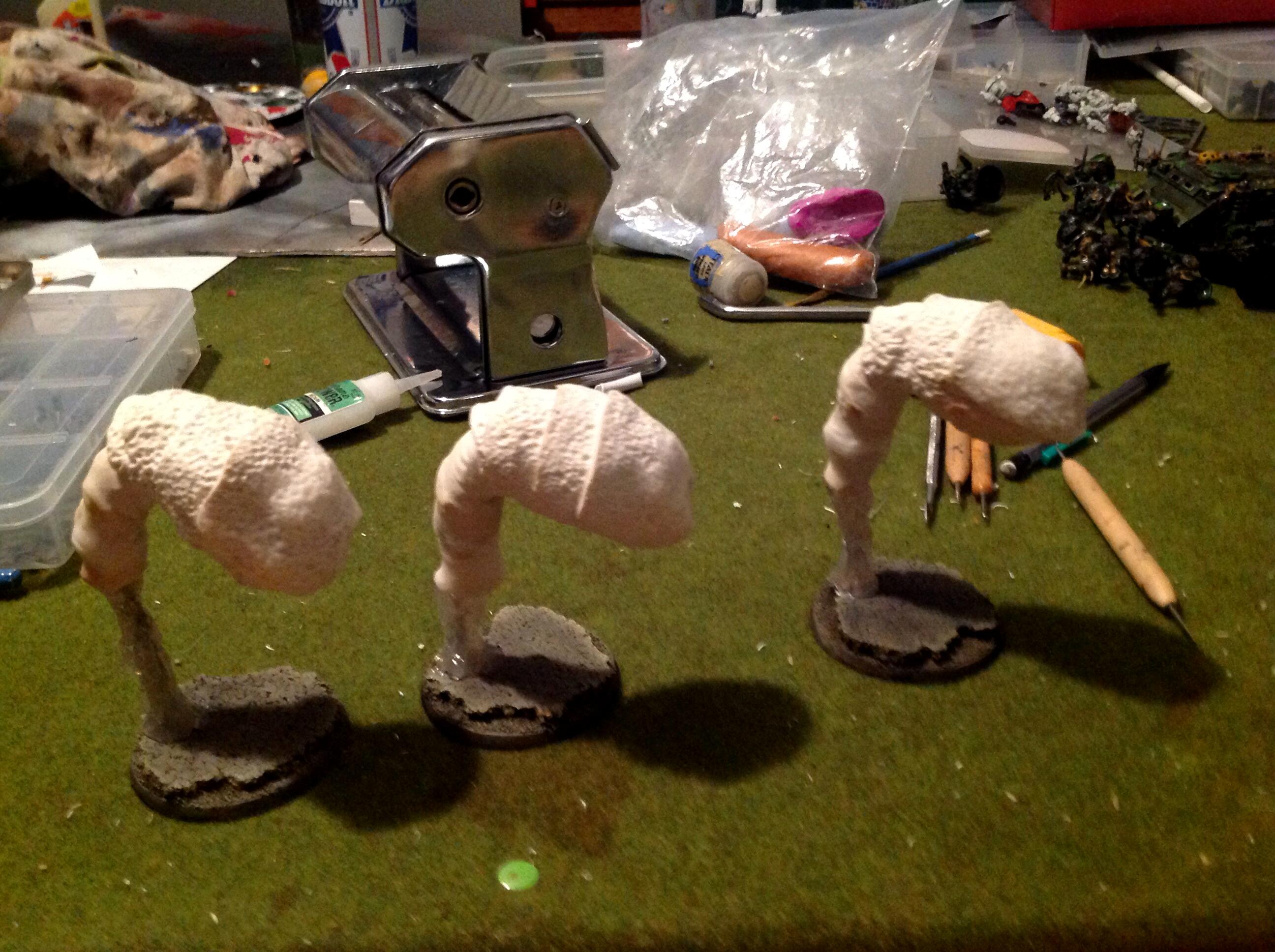 Chaos, Nurgle, Nurgle Blight Drones WIP