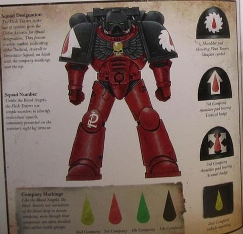 Flesh Tearers markings