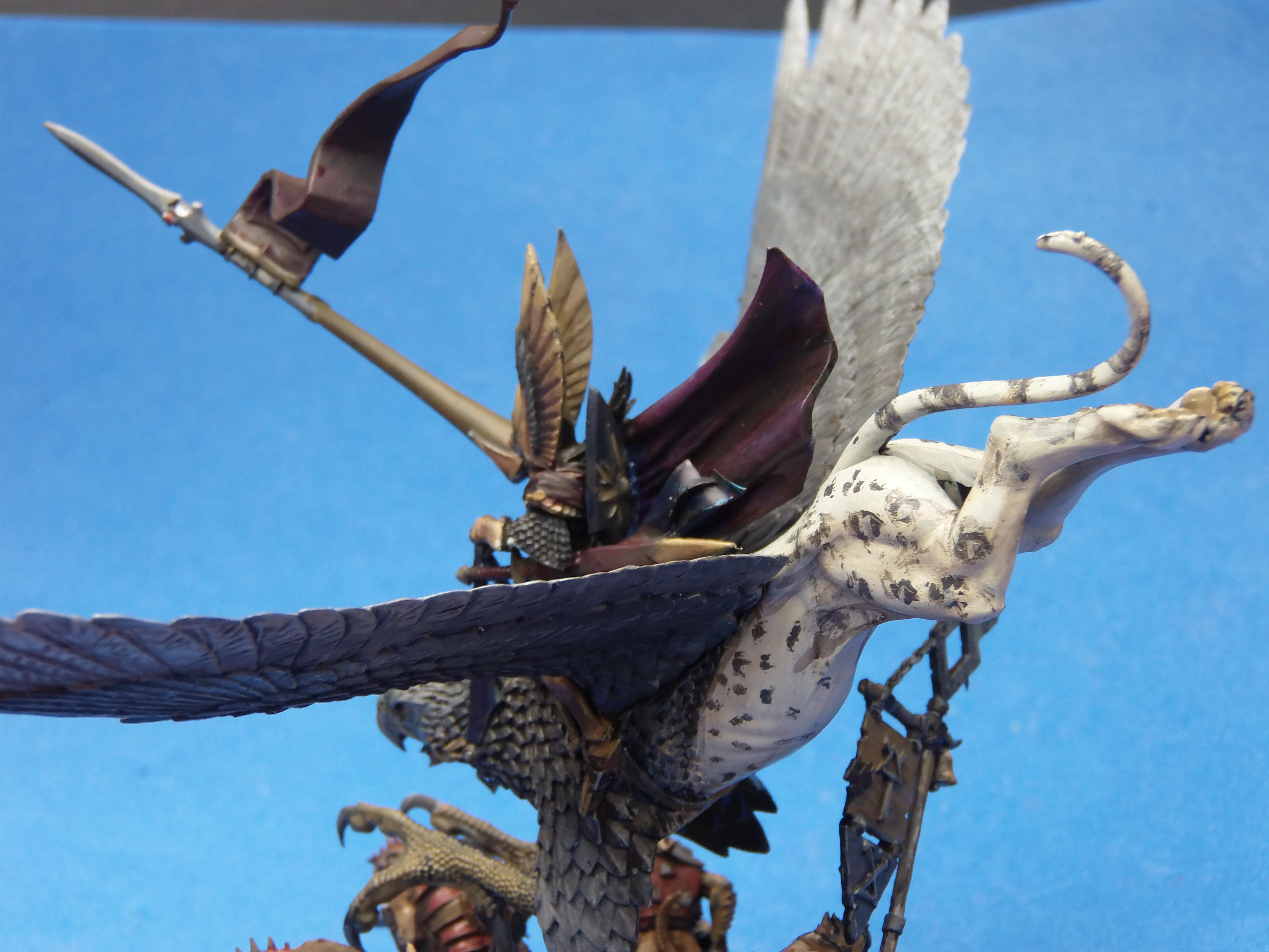 Diorama, Griffon, High Elves, Iob, Non-Metallic Metal, Skaven, Warhammer Fantasy