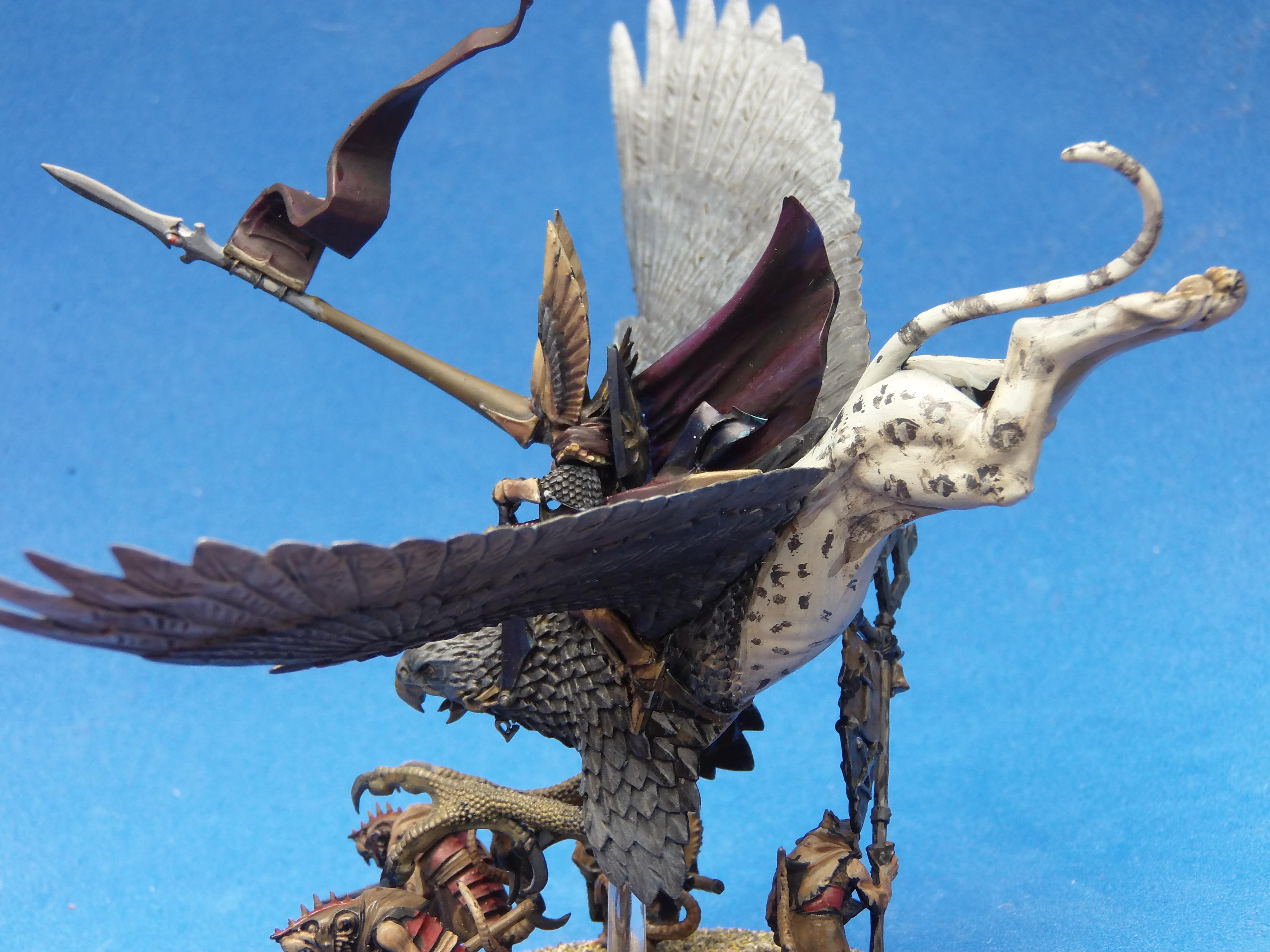 Diorama, Griffon, High Elves, Iob, Non-Metallic Metal, Skaven, Warhammer Fantasy
