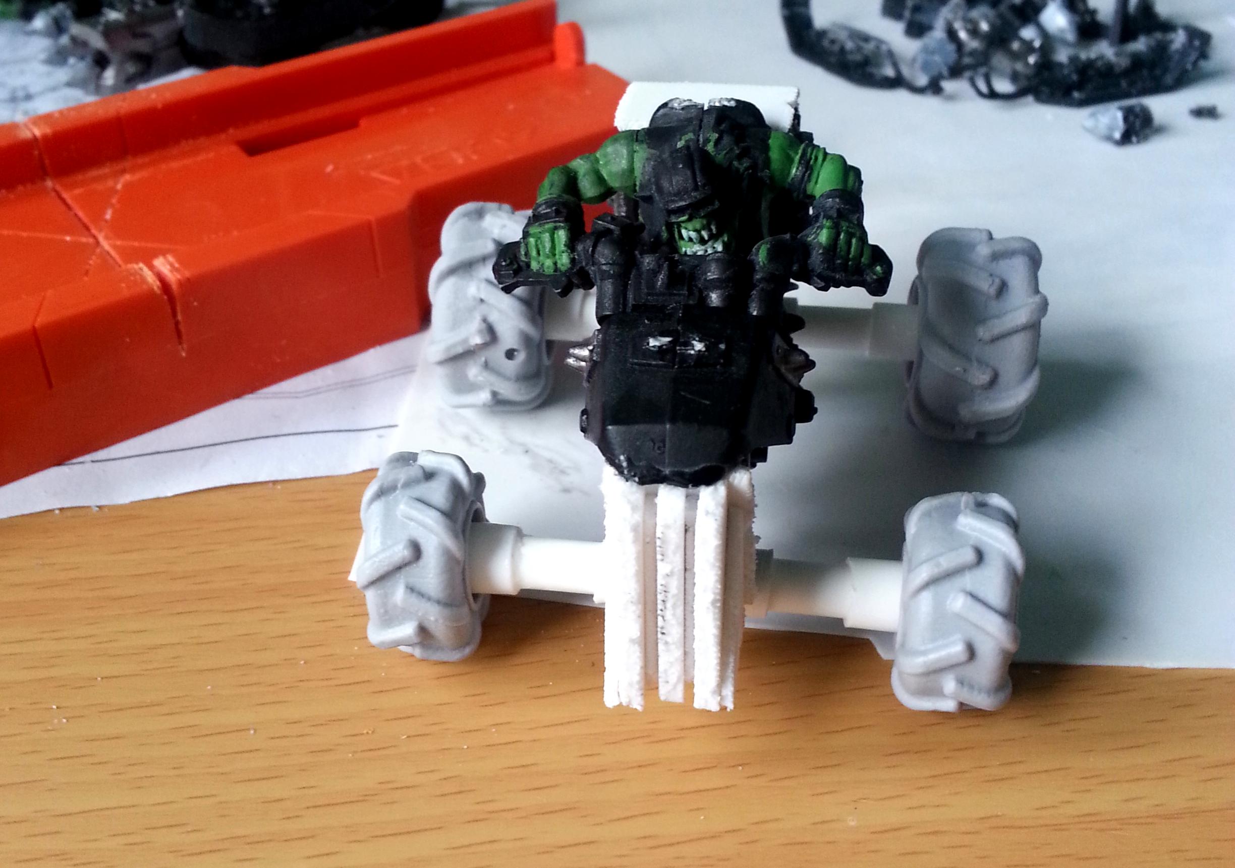 Orks, Quadbike, Ork Quad WIP