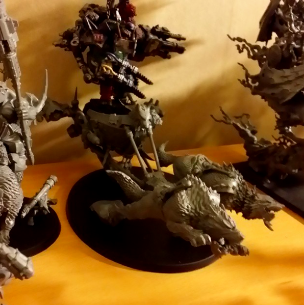 #orks #warboss #ork #stormrider #logan #biker #bike #wolves #thunderwolves #dakka #dakka #fenris #sleigh #sled