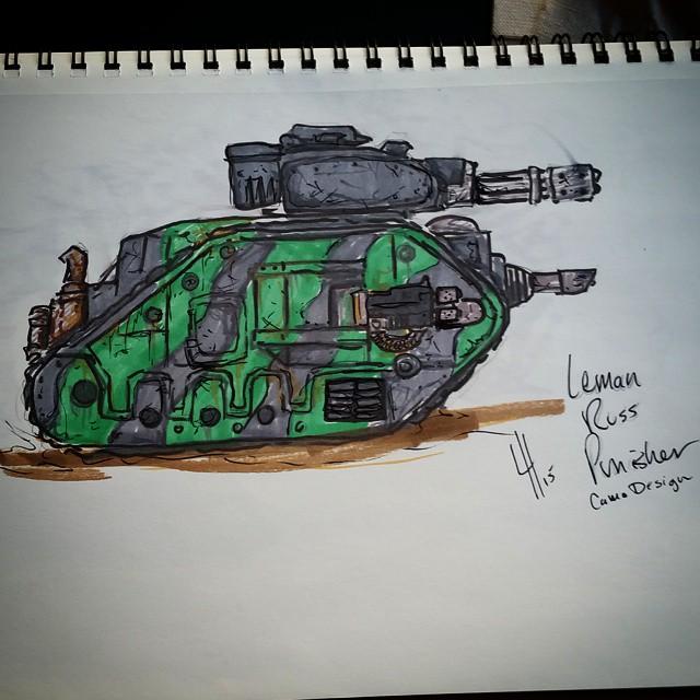 The camo scheme for my armor (sans stripes, which I will add)