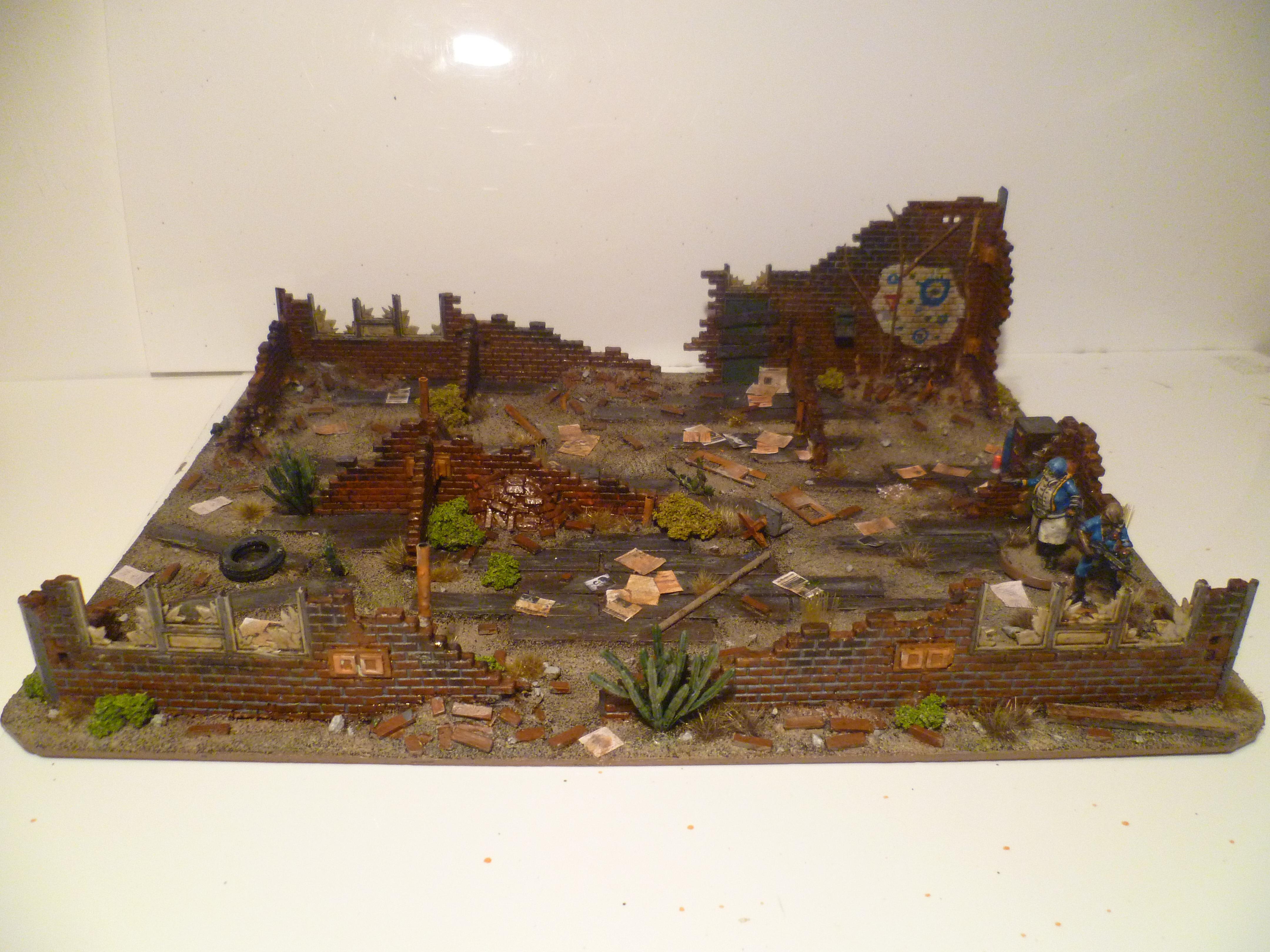 Brick, Buildings, Fallout, Modern, Post Apocalyptic, Ruin, Terrain