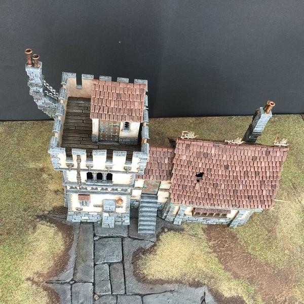 House, Terrain, Fortified Manor