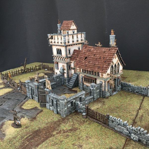 Empire, Fortifed Manor, Manor, Realm Of Battle, Terrain, The Old World, Warhammer Fantasy