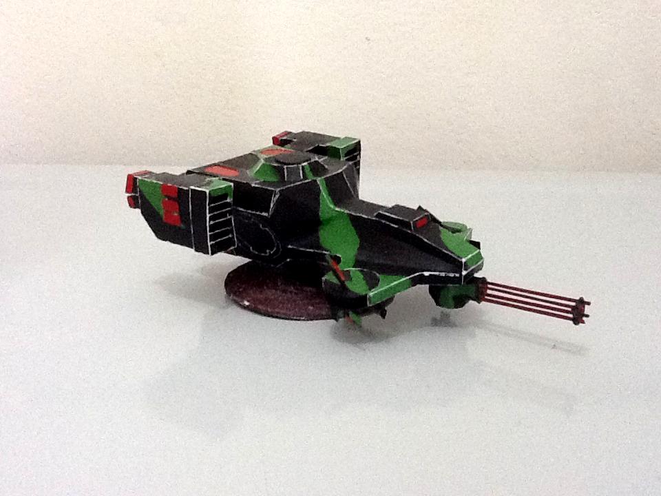 Build, Built, Cardboard, Cardstock, Devilfish, Paper, Scratch, Scratch Build, Tau, Template