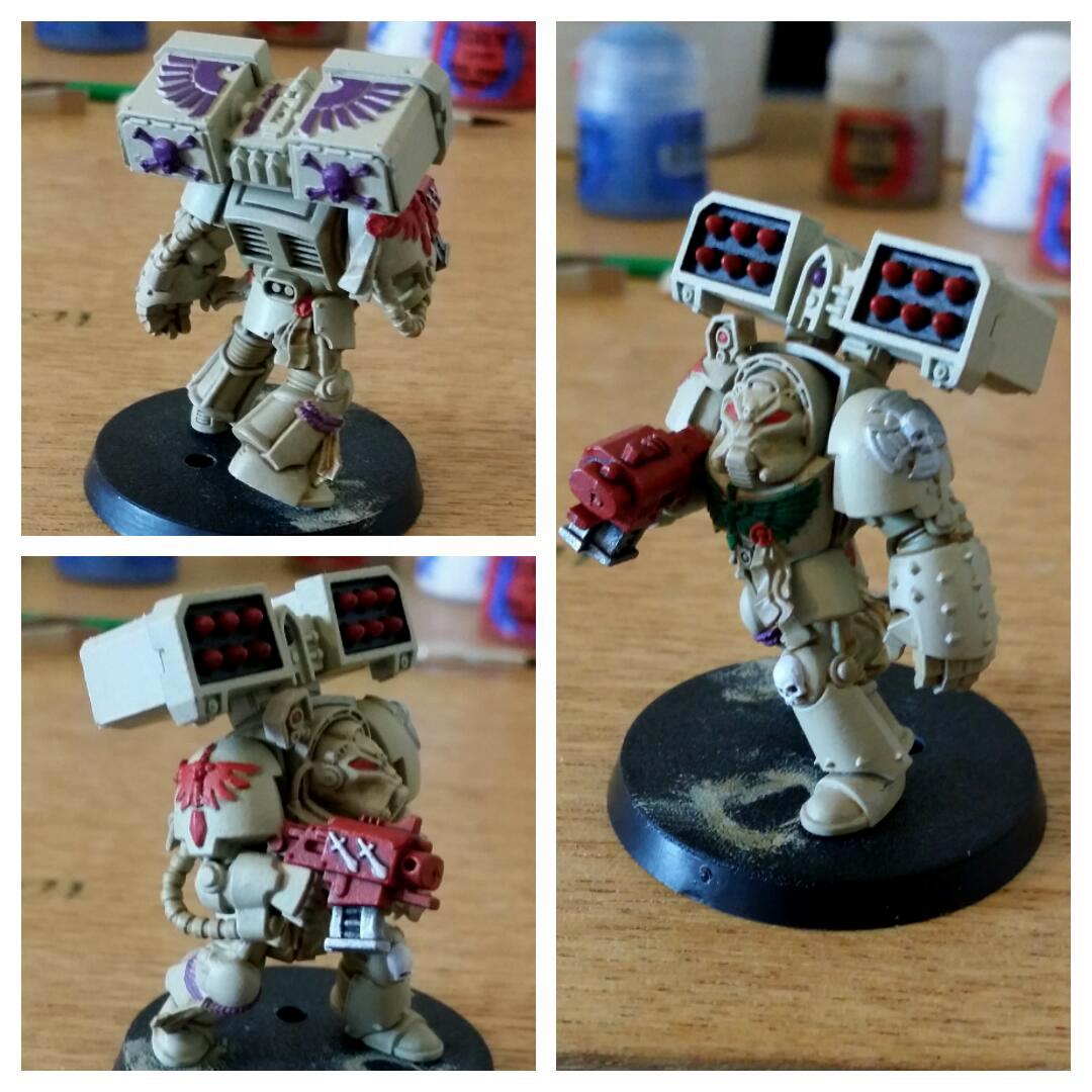 Cyclone Missile Launcher, Deathwing, Space Marines, Terminator Armor