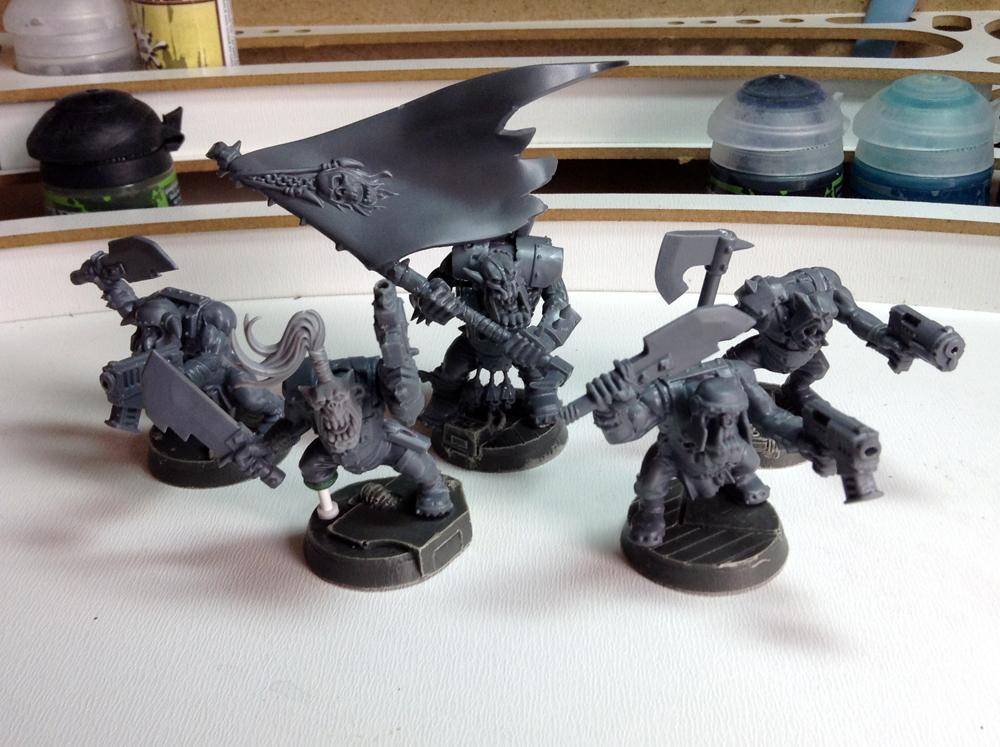 Nob, Orks, Red Corsairs, Work In Progress
