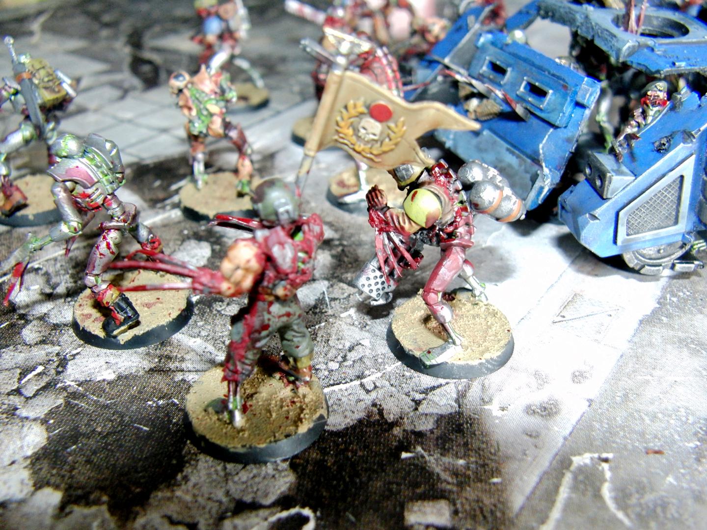 Blanche, Blood, Conversion, Flayed, Flesh, Imperial Guard, Necrons, Warhammer 40,000