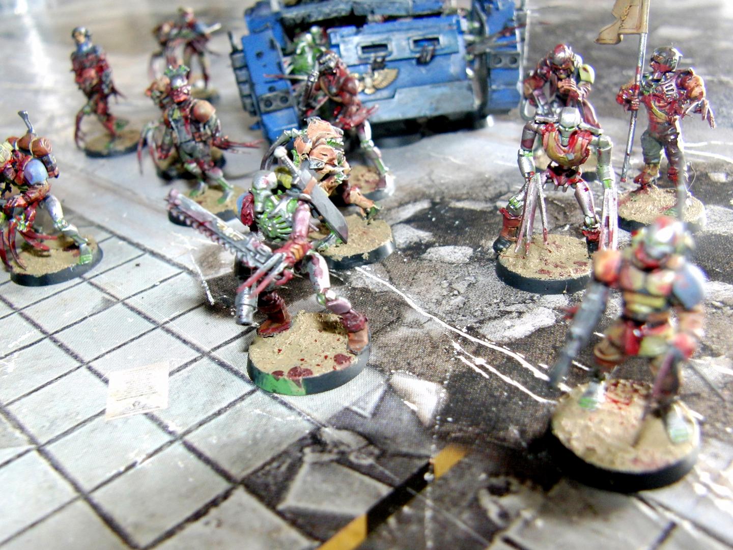Blanche, Blood, Conversion, Flayed, Flesh, Imperial Guard, Necrons, Warhammer 40,000