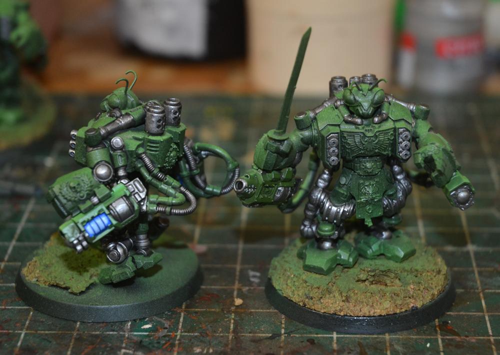 Centurions, Devastators, Mantis Warriors Penitent, Space Marines, Warhammer 40,000, Work In Progress