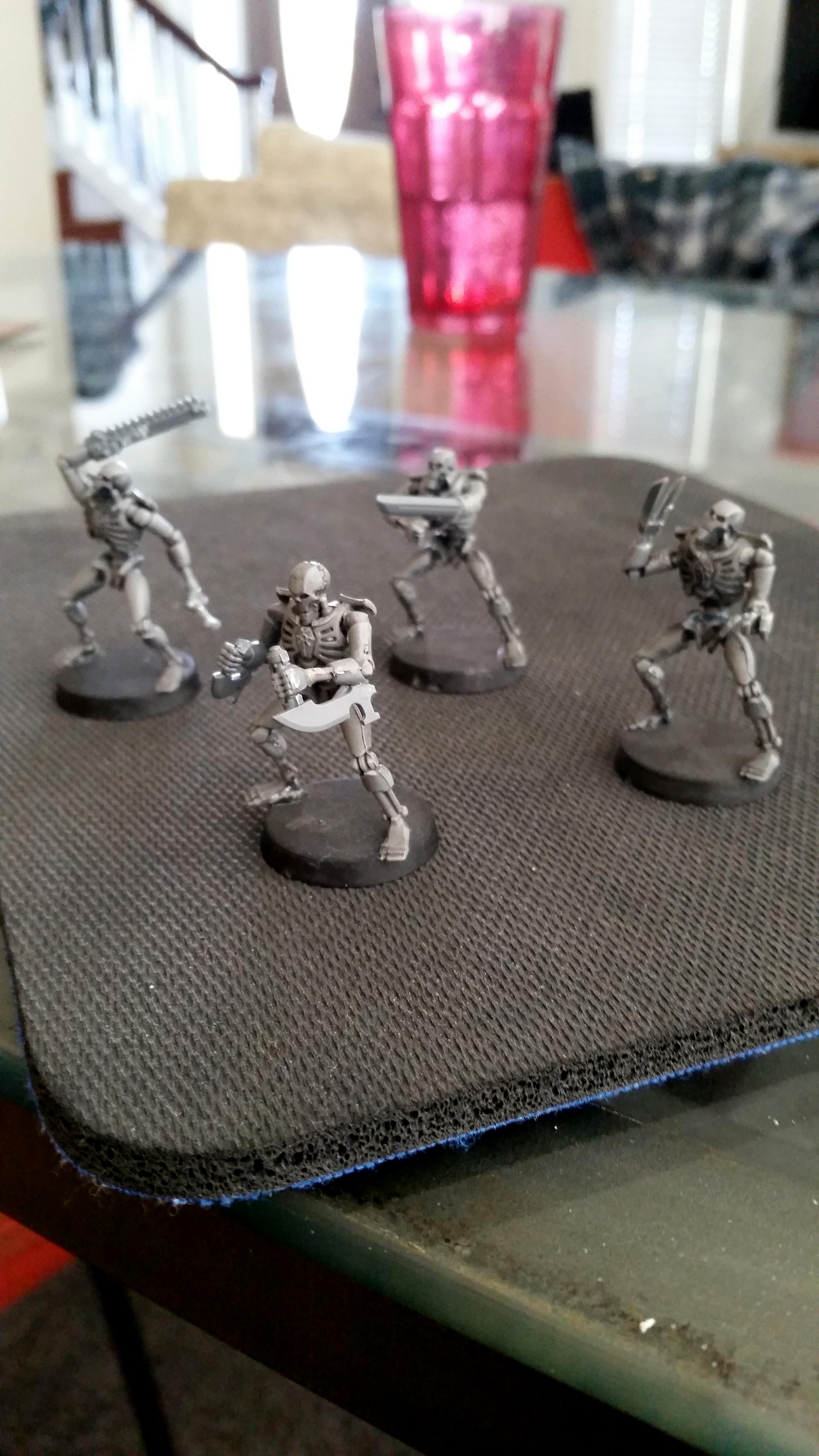 Flayed Ones, Necrons, Red, Work In Progress