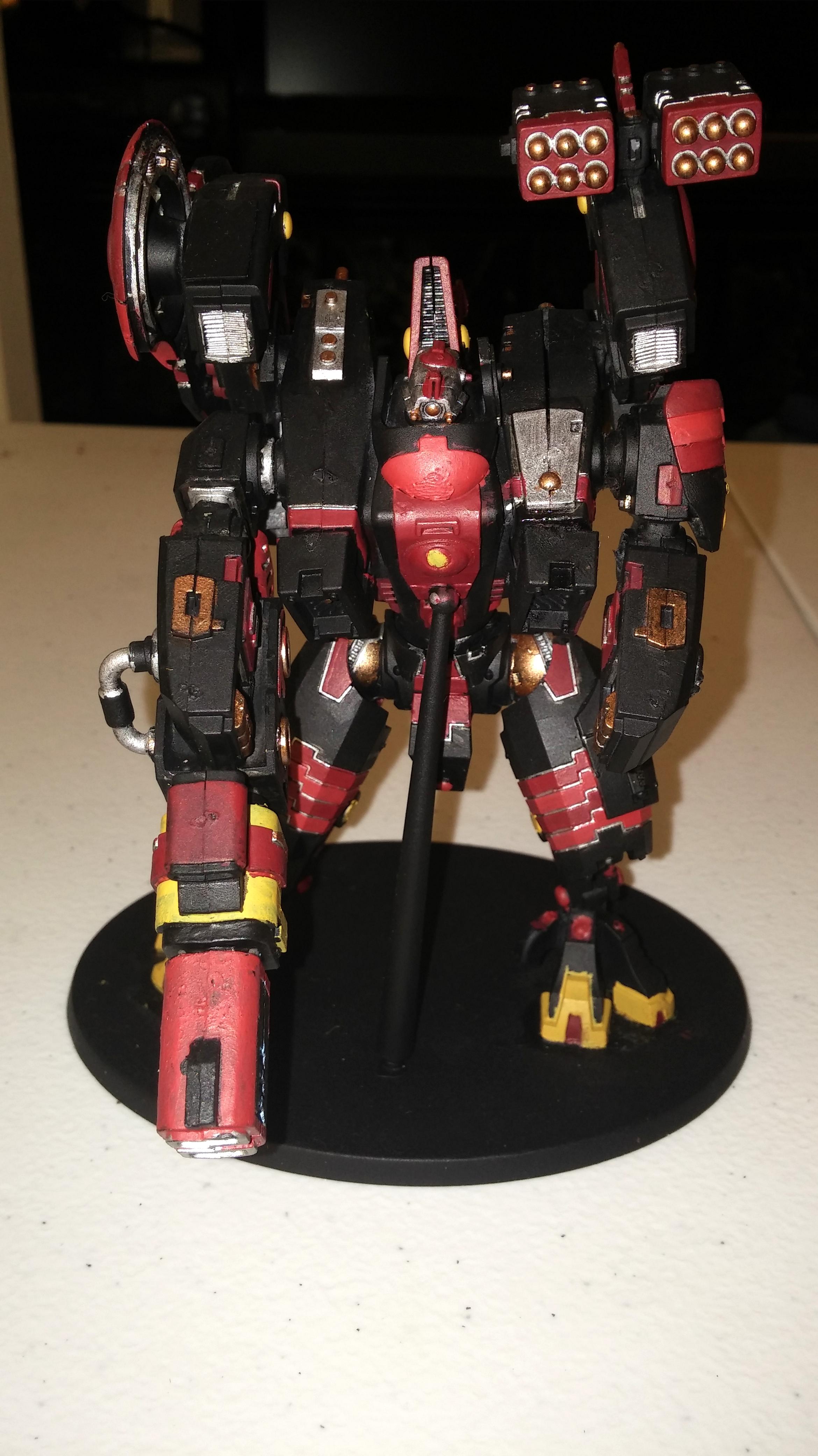 Fusion Blaster, Heavy Burst Cannon, Riptide, Tau, Xv104