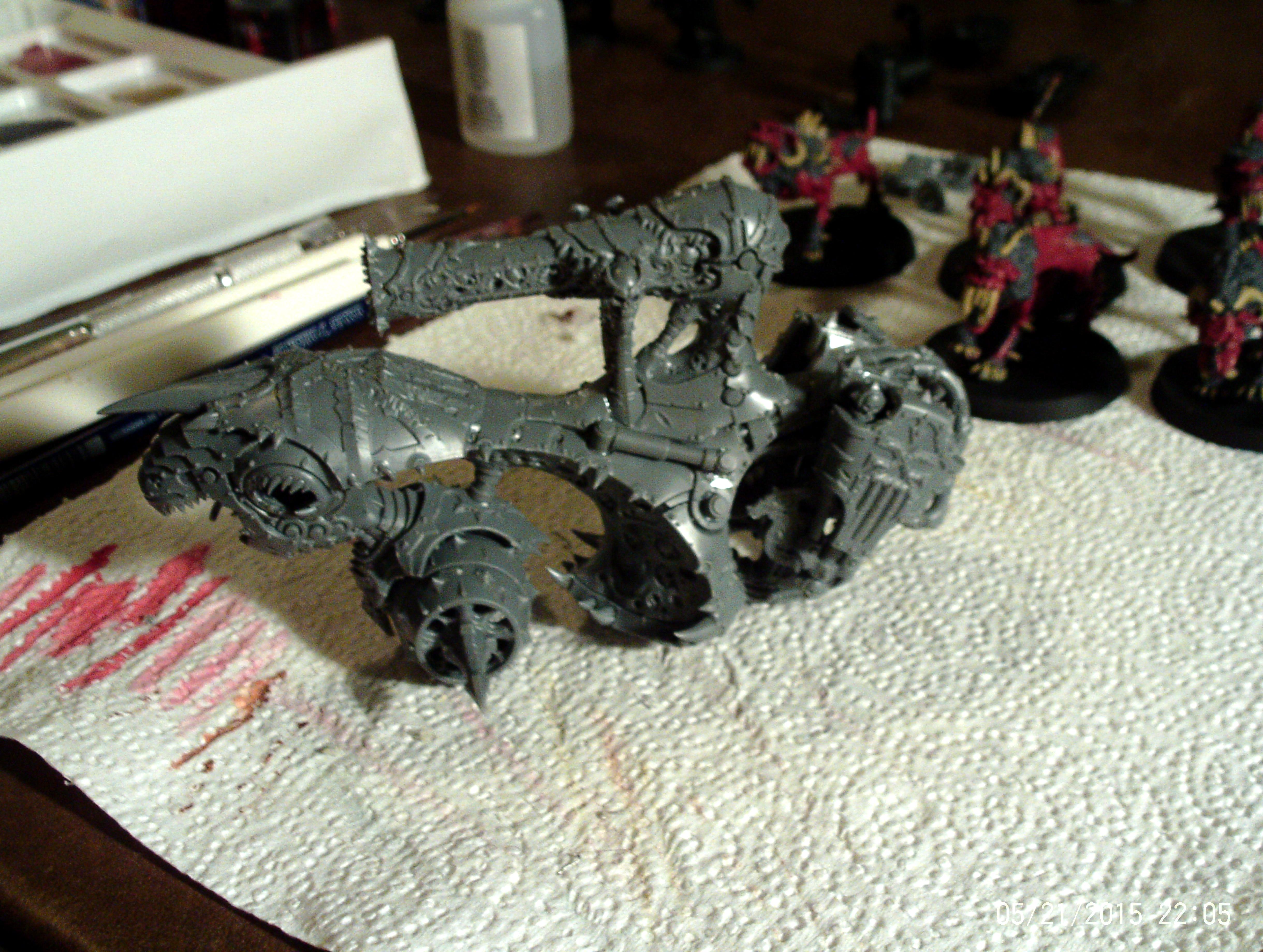 Skull Cannon Partly Assembled