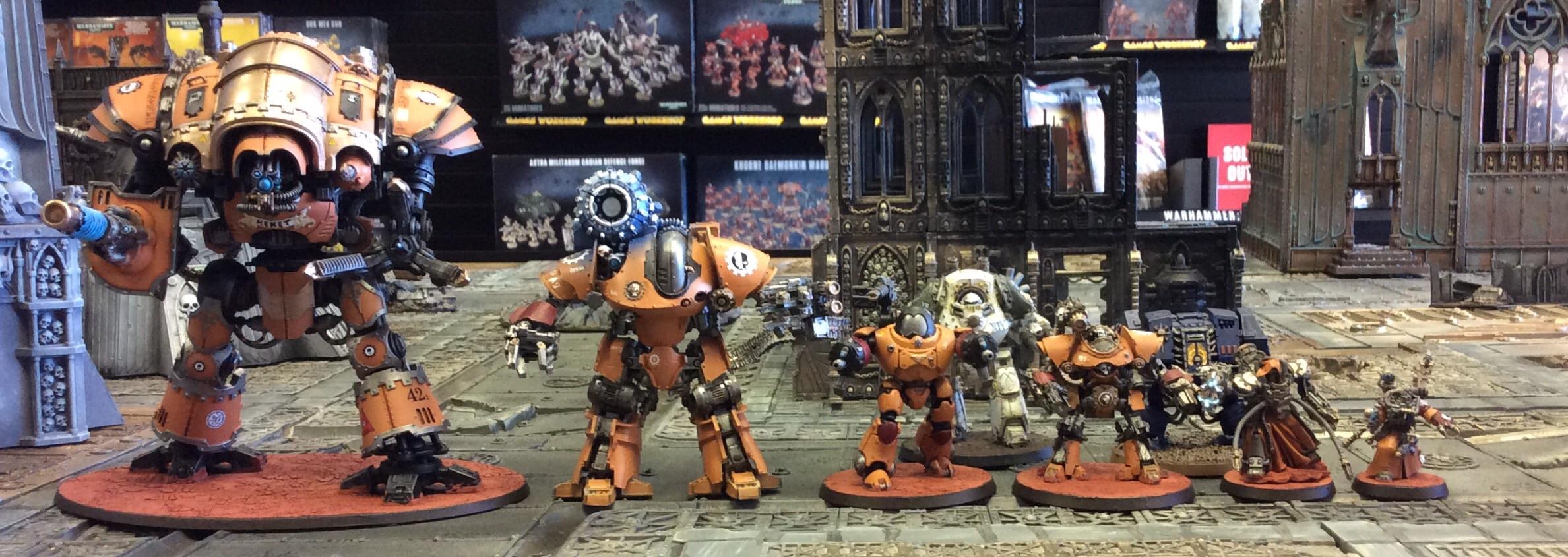 Adeptus Mechanicus, Knights, Mechanicum, Robot, Scale