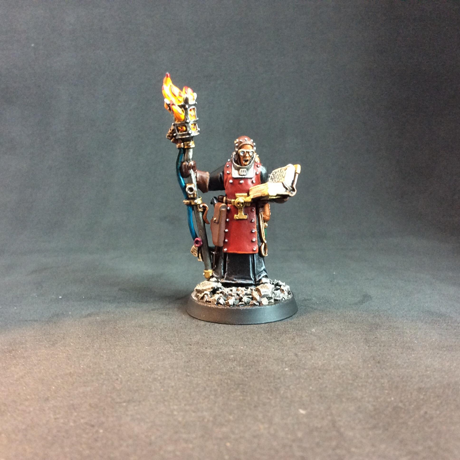 Inquisitorion Mystic. A metal mini. 
