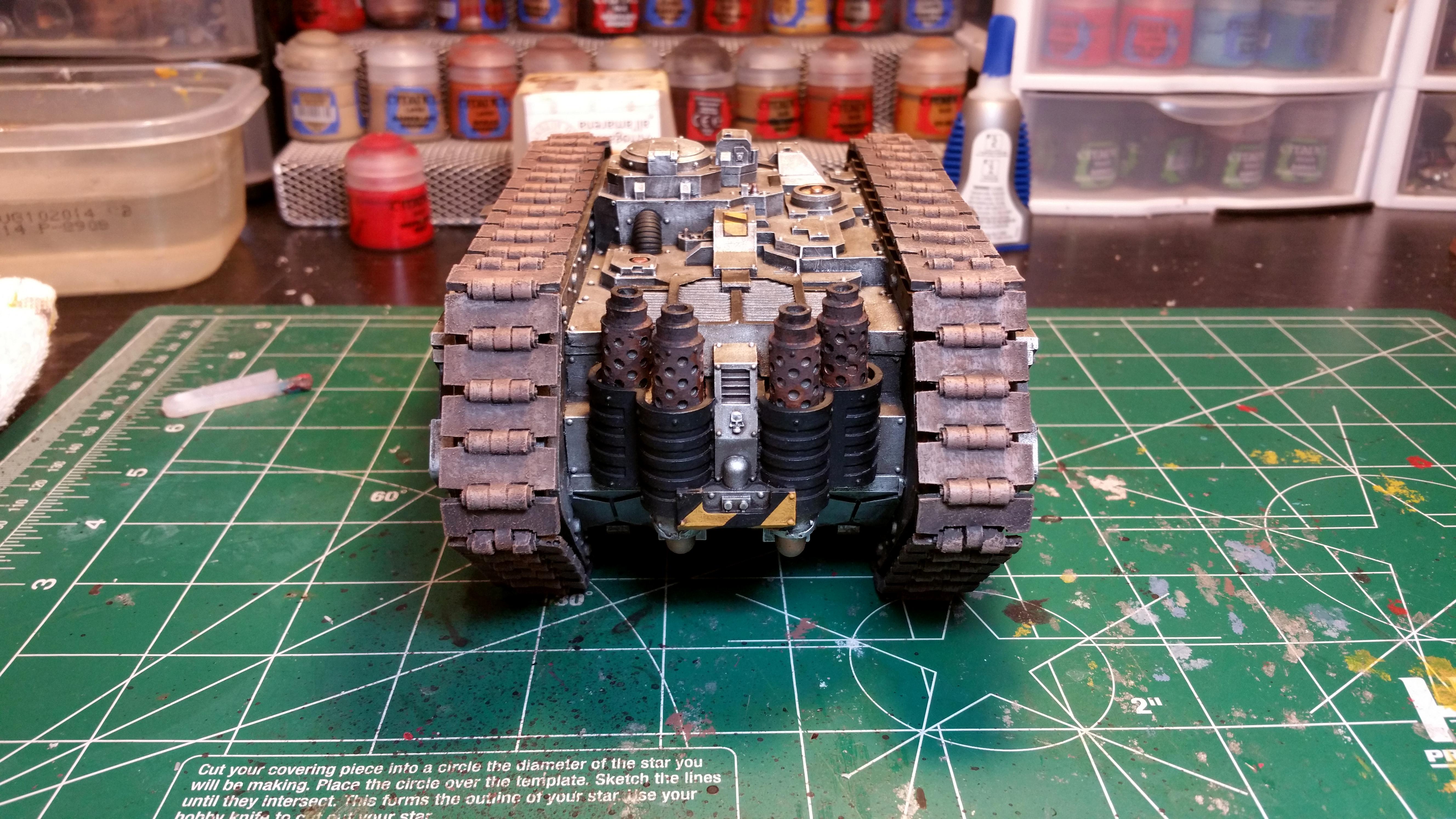 30k, Horus Heresy, Iron Warriors, Tank, Typhon, Typhon Heavy Siege Tank