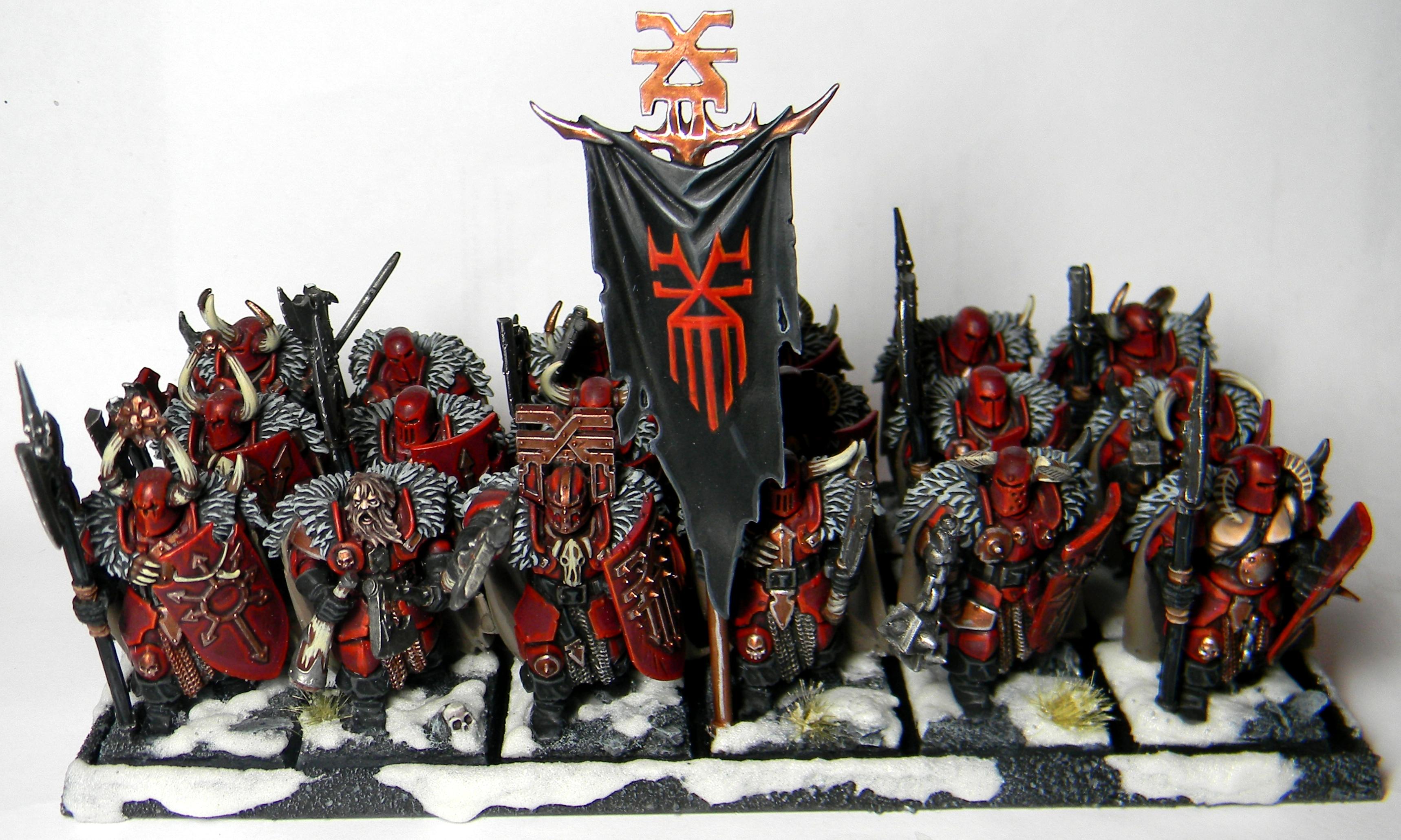 Chaos, Conversion, Khorne, Unit, Warhammer Fantasy, Warriors