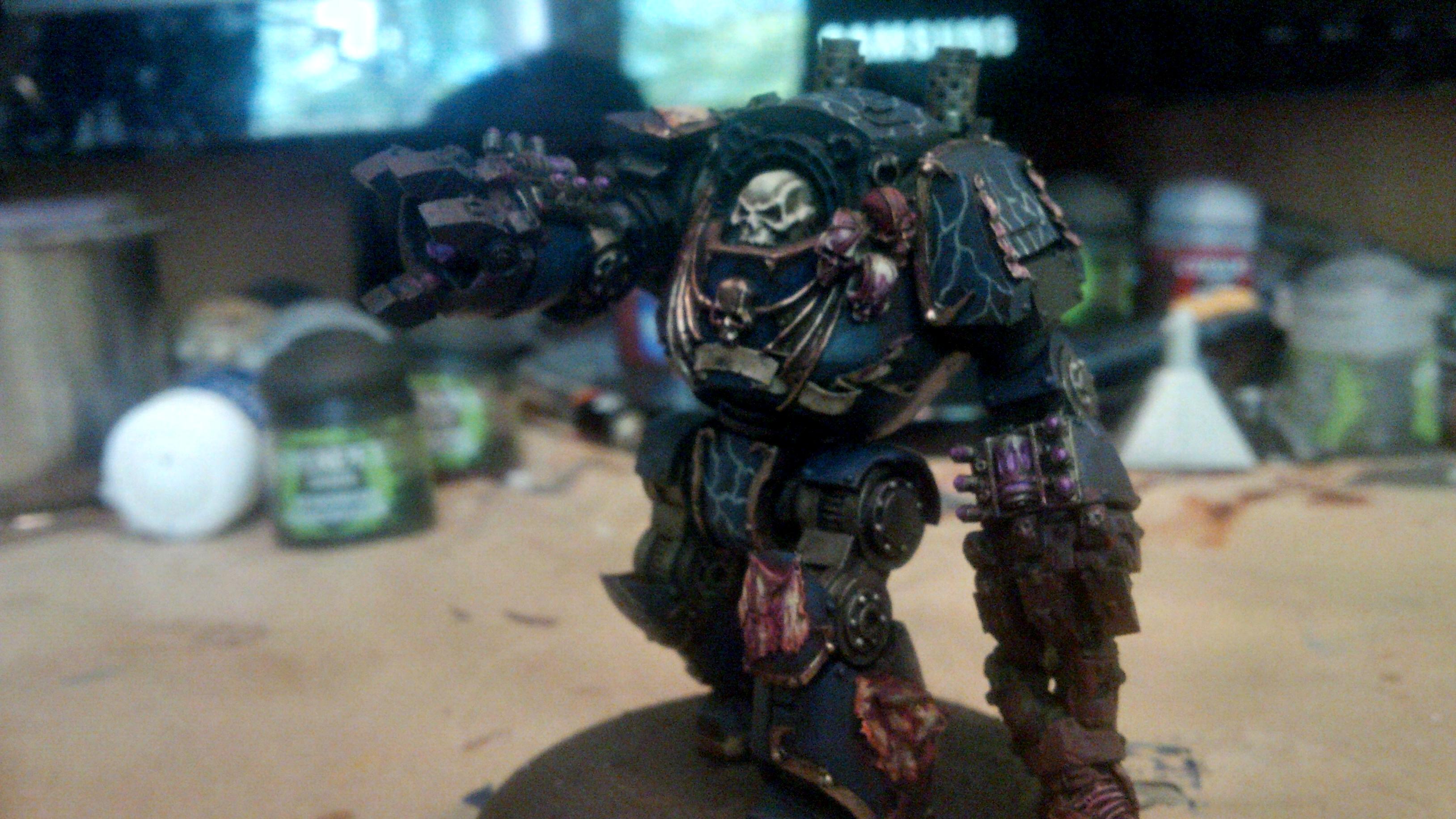 30k, Blood, Blue, Contemptor, Dreadnought, Gold, Graviton, Horus Heresy, Lightning, Night Lord, Skull