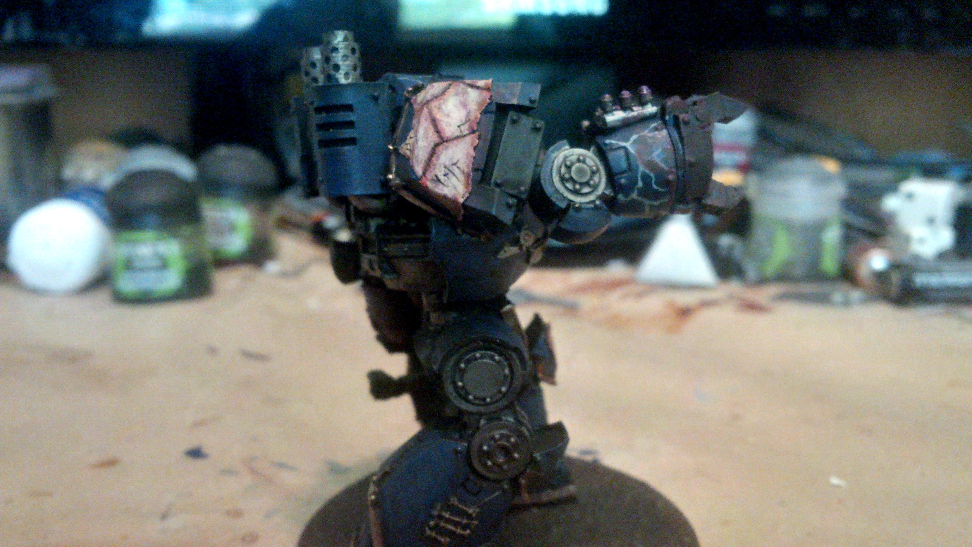 30k, Blood, Blue, Contemptor, Dreadnought, Gold, Graviton, Horus Heresy, Lightning, Night Lord, Skull