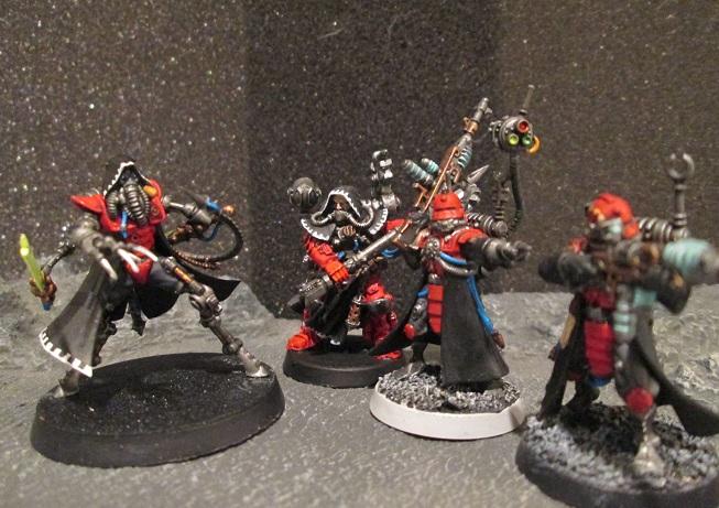 Techpriest with Skitarii