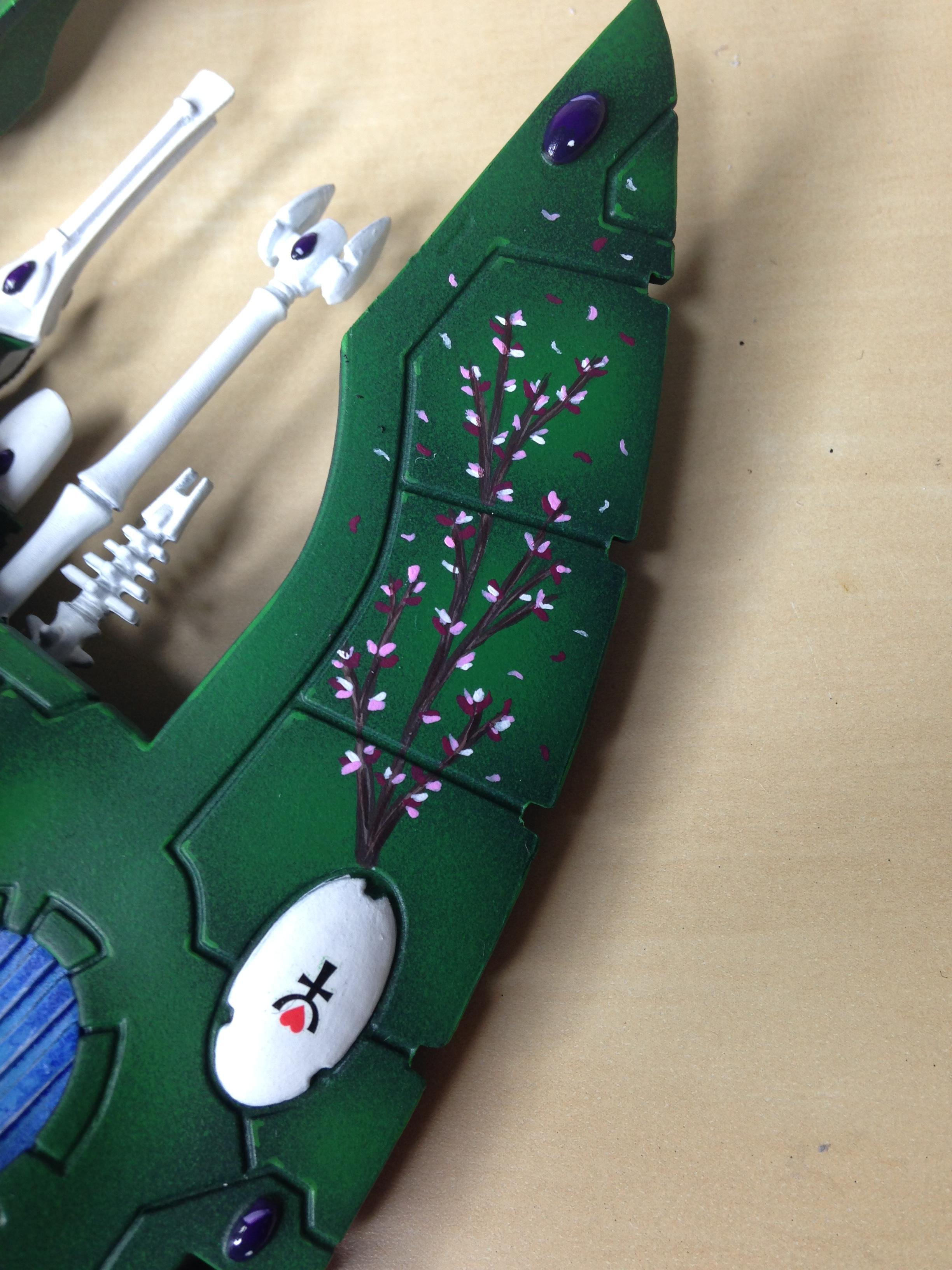 Wave Serpent Blossom Branch