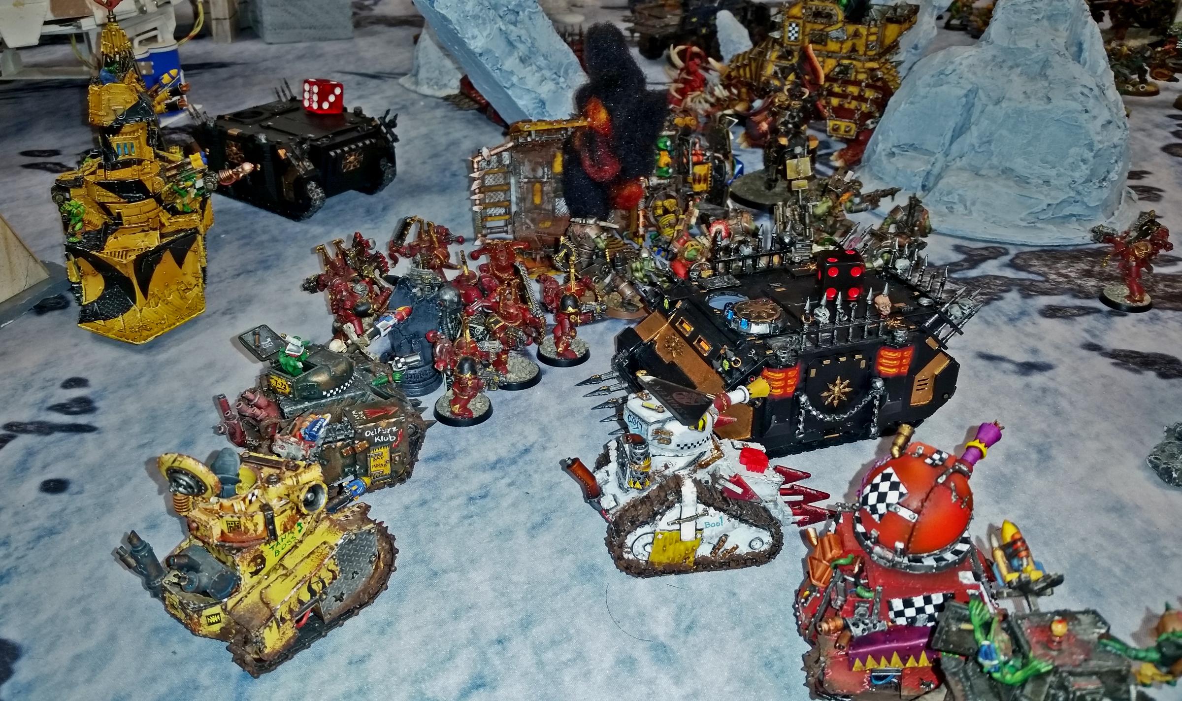 Bad Moons, Battle Report, Chaos, Orks, Warhammer 40,000